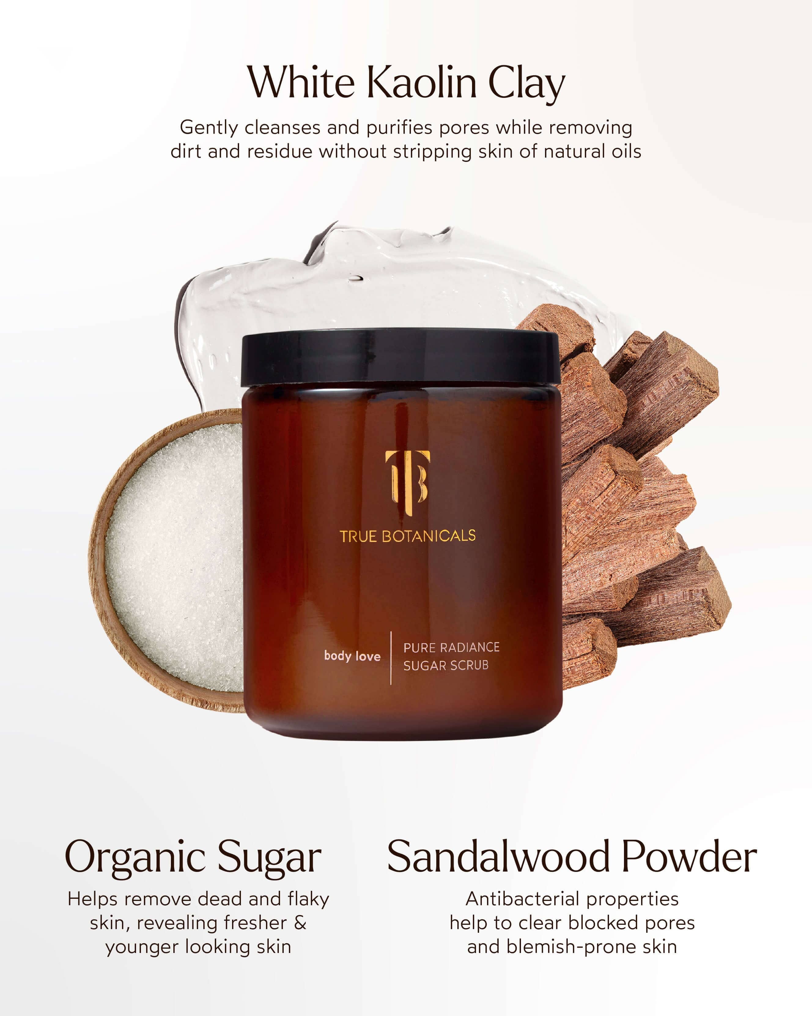 True Botanicals Pure Radiance Sugar Scrub