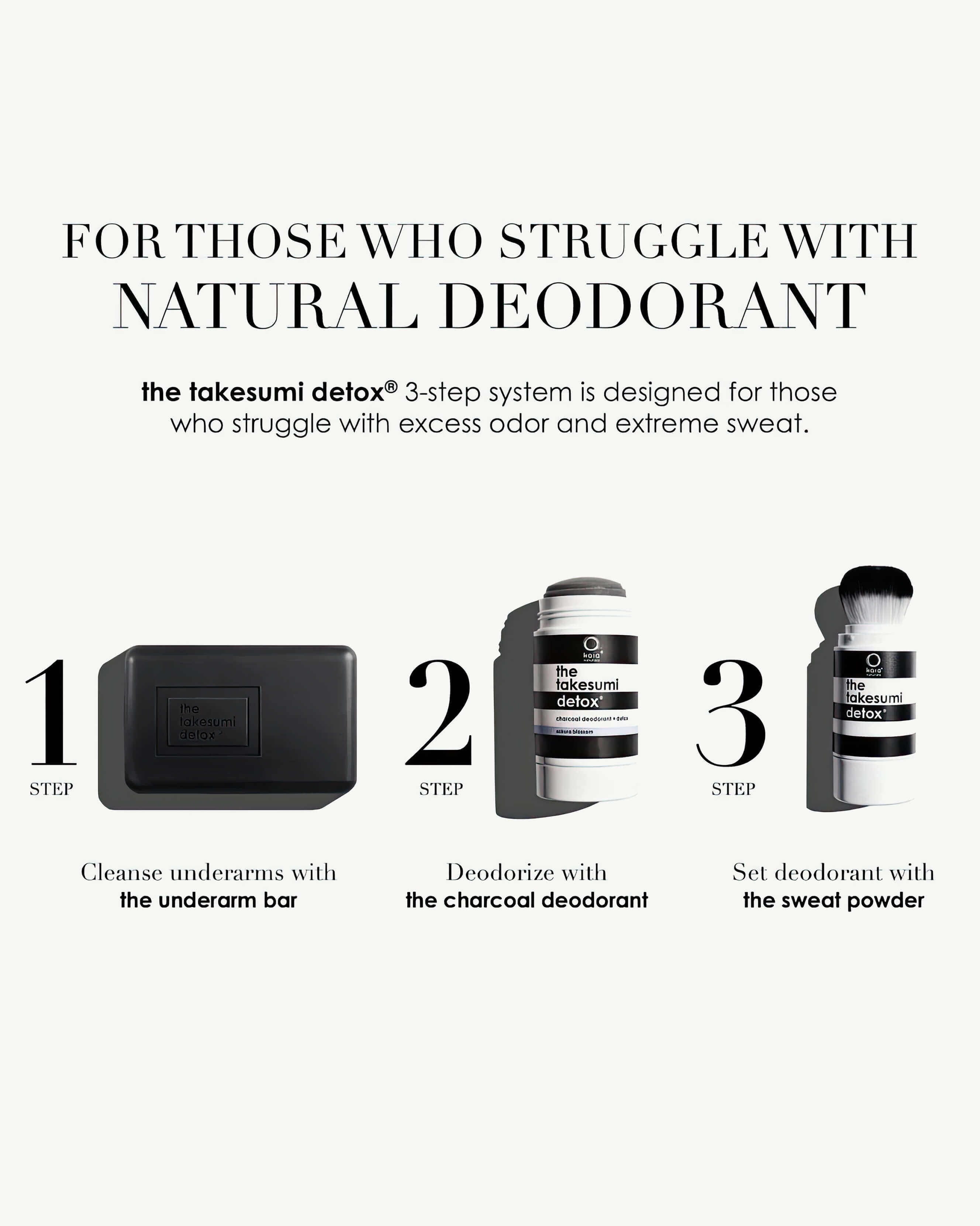 Kaia Naturals The Takesumi Detox Starter Kit