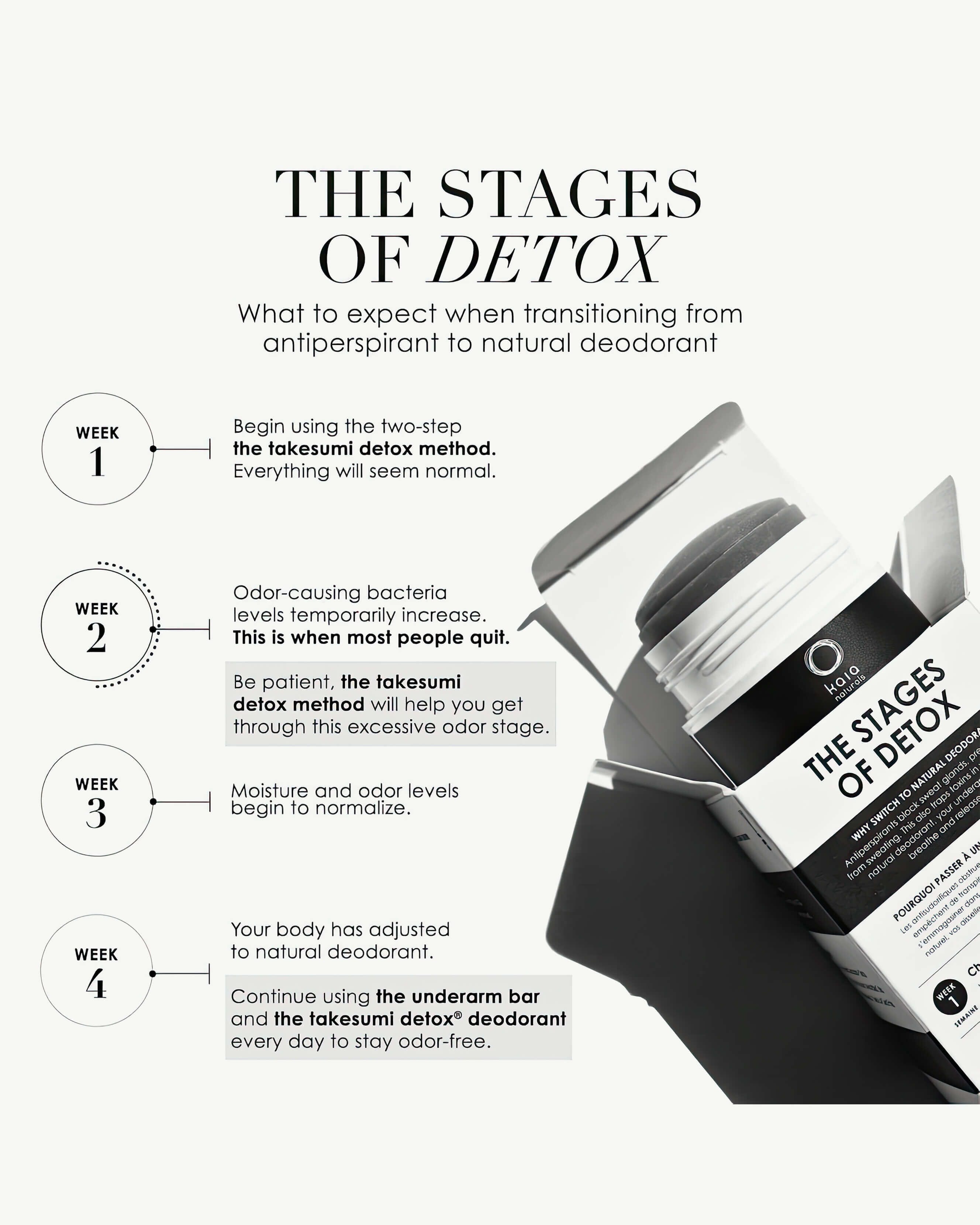 Kaia Naturals The Takesumi Detox Starter Kit