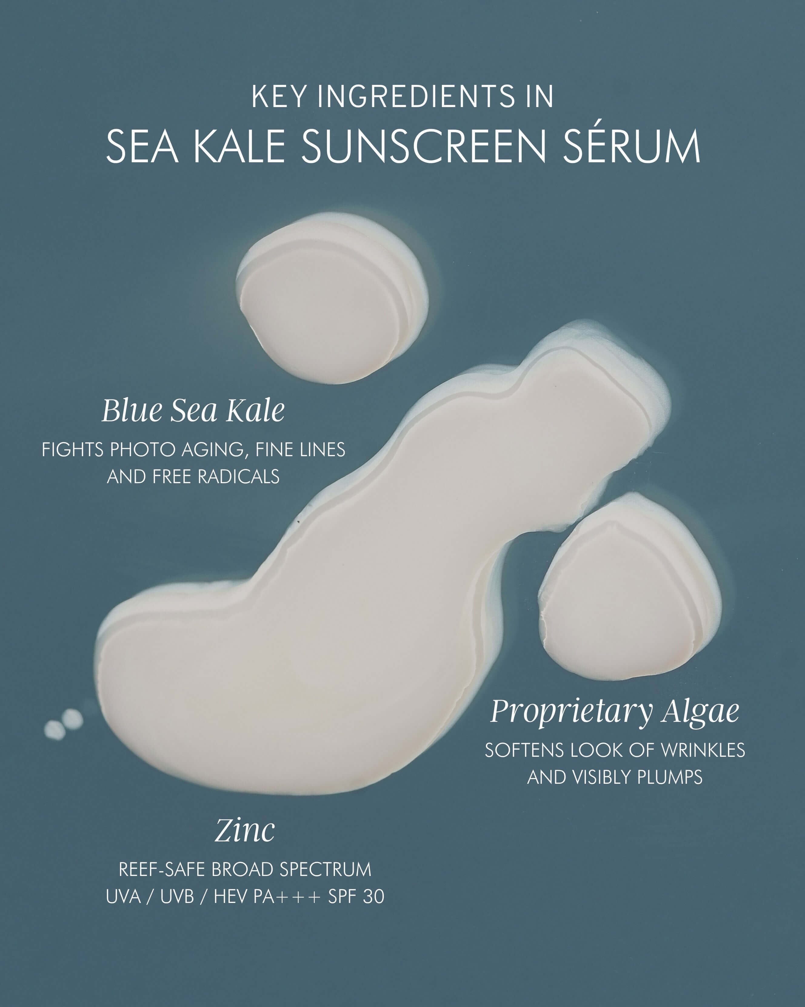 MARA Mineral Sunscreen Serum SPF 30 PA+++ with Algae + Zinc