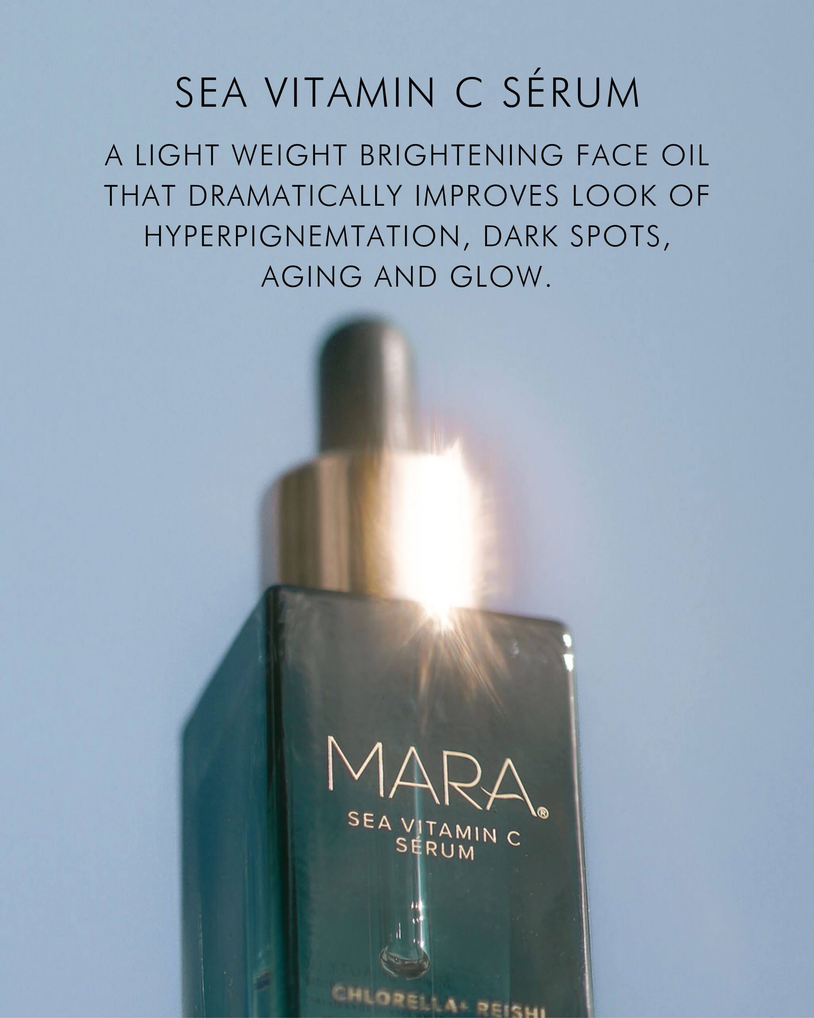 MARA Sea Vitamin C Serum for Brightening Dark Spots & Redness with Algae