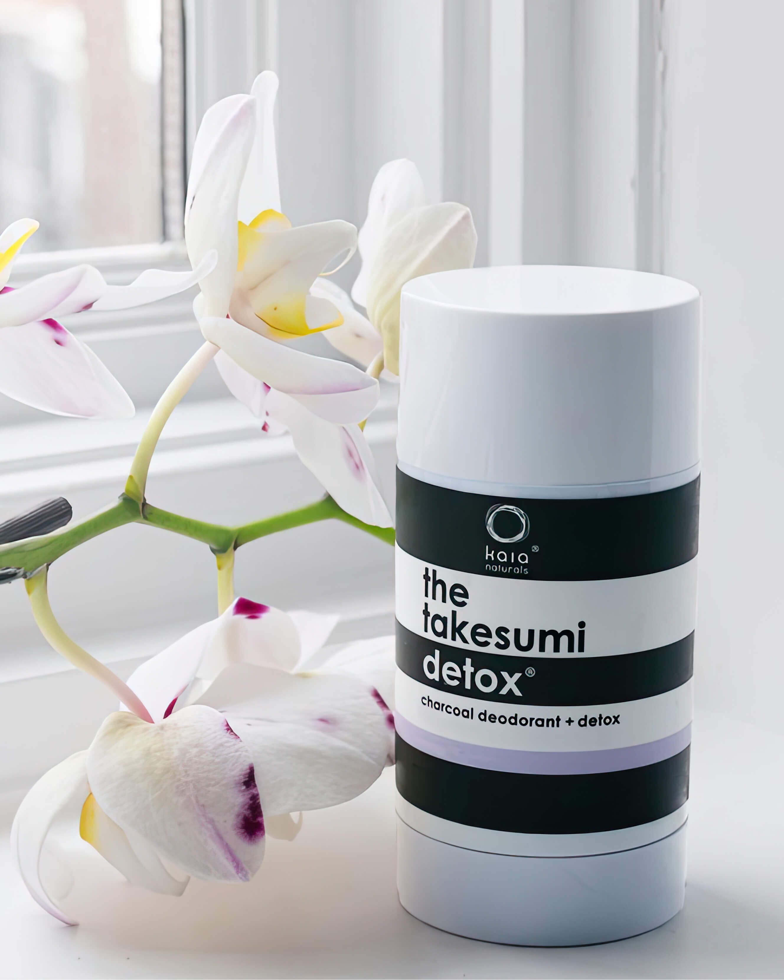 Kaia Naturals Charcoal Deodorant Sakura Blossom
