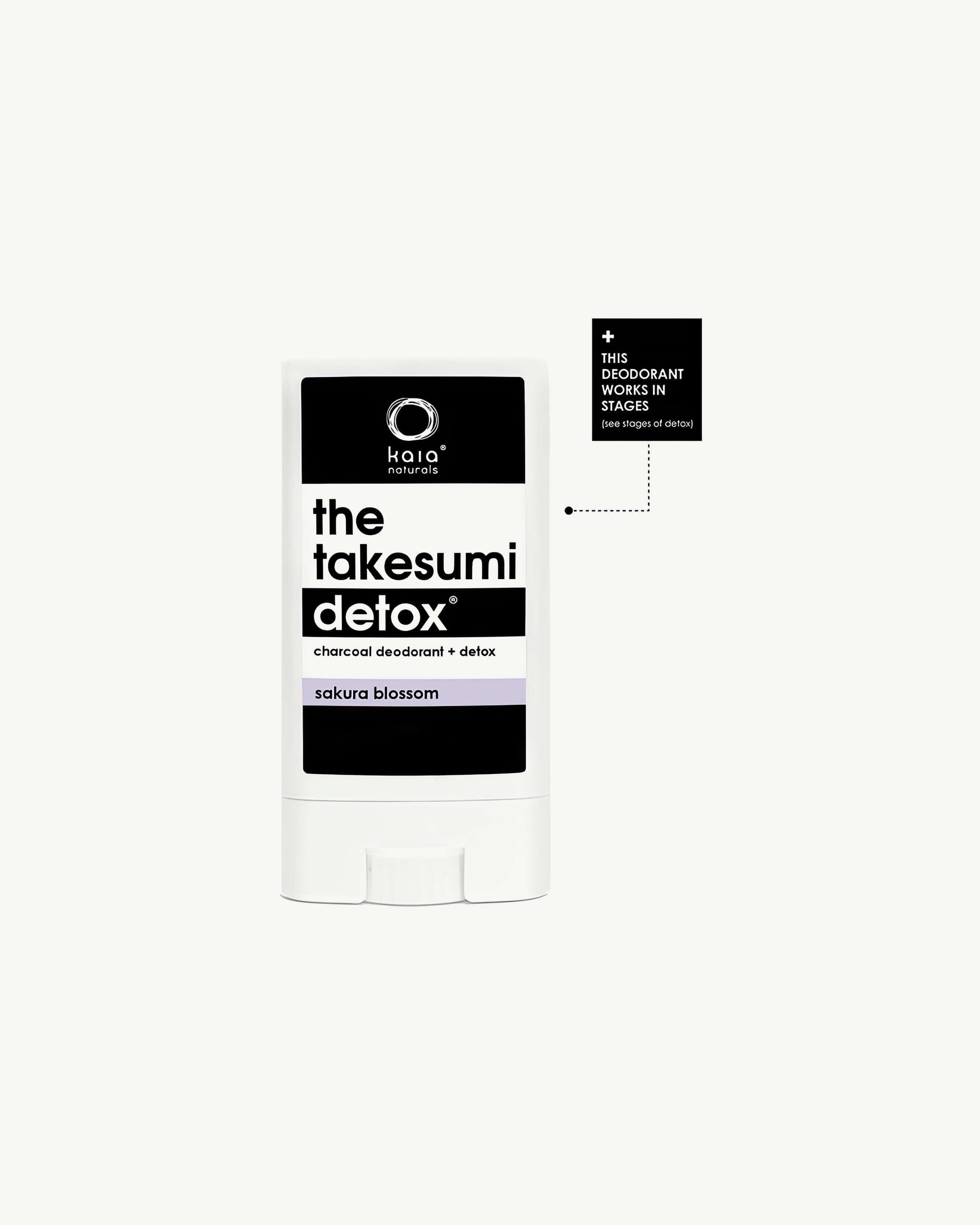 Kaia Naturals Charcoal Deodorant Sakura Blossom