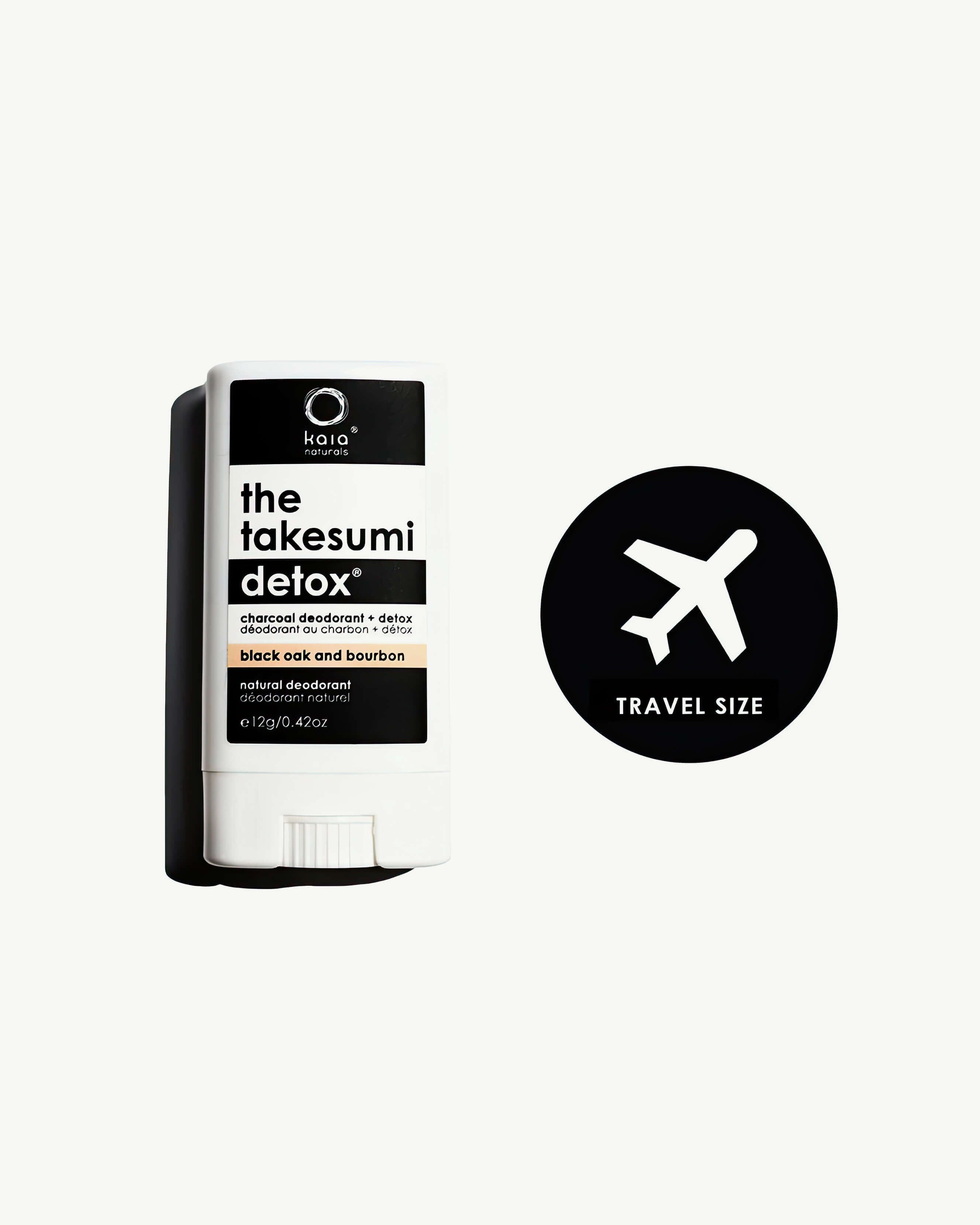 Kaia Naturals Charcoal Deodorant Black Oak & Bourbon