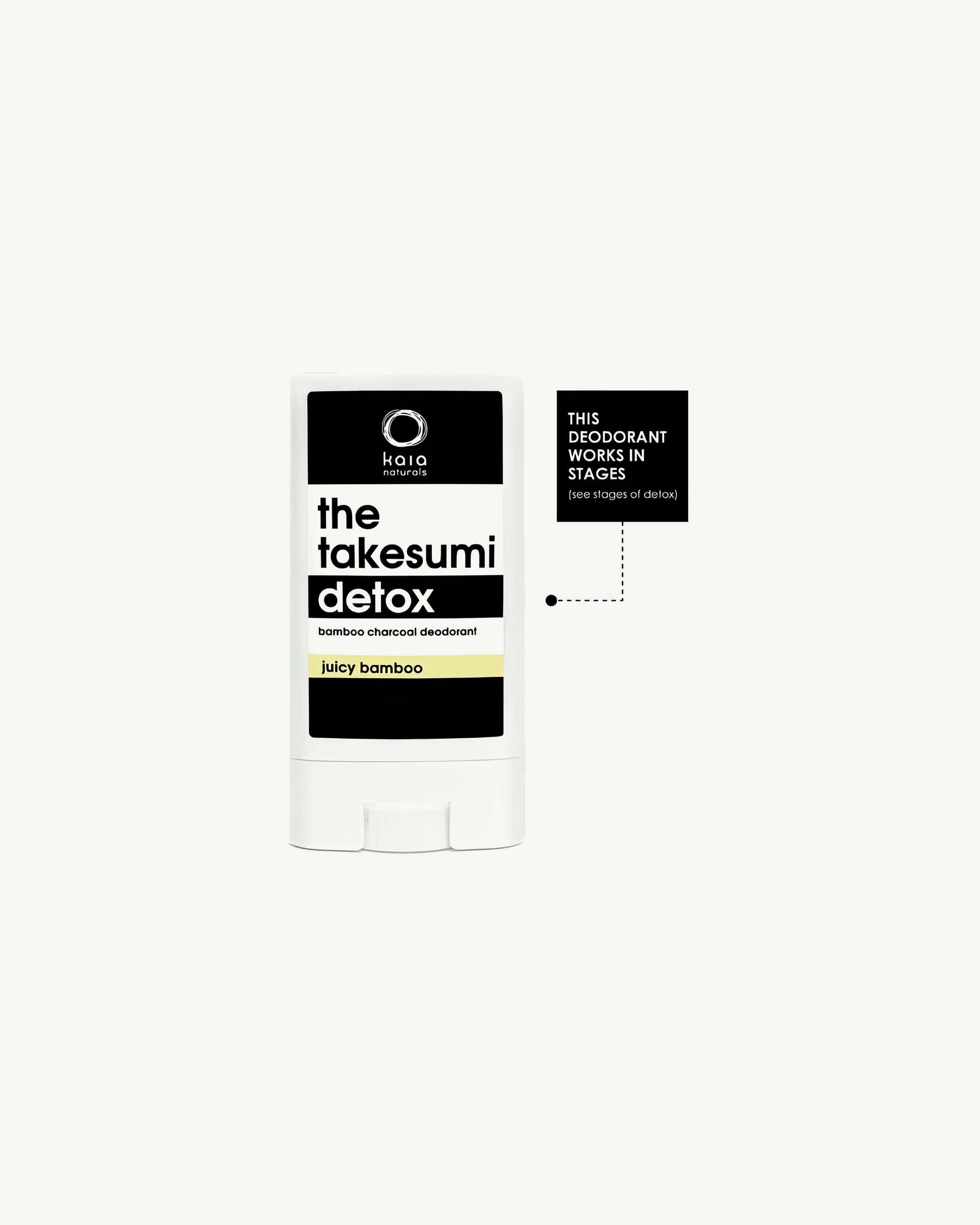 Kaia Naturals Charcoal Deodorant Mandarin Pomelo
