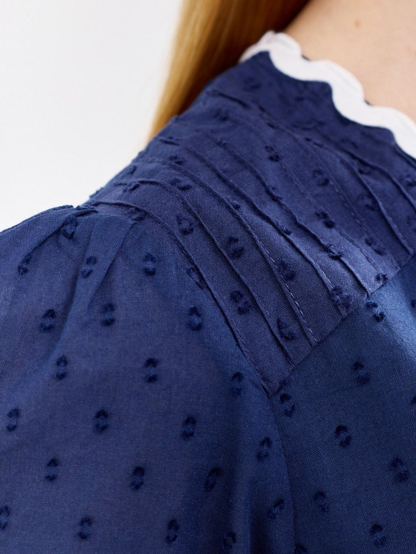 Aspiga Viola Ric Rac Maxi Dress Navy