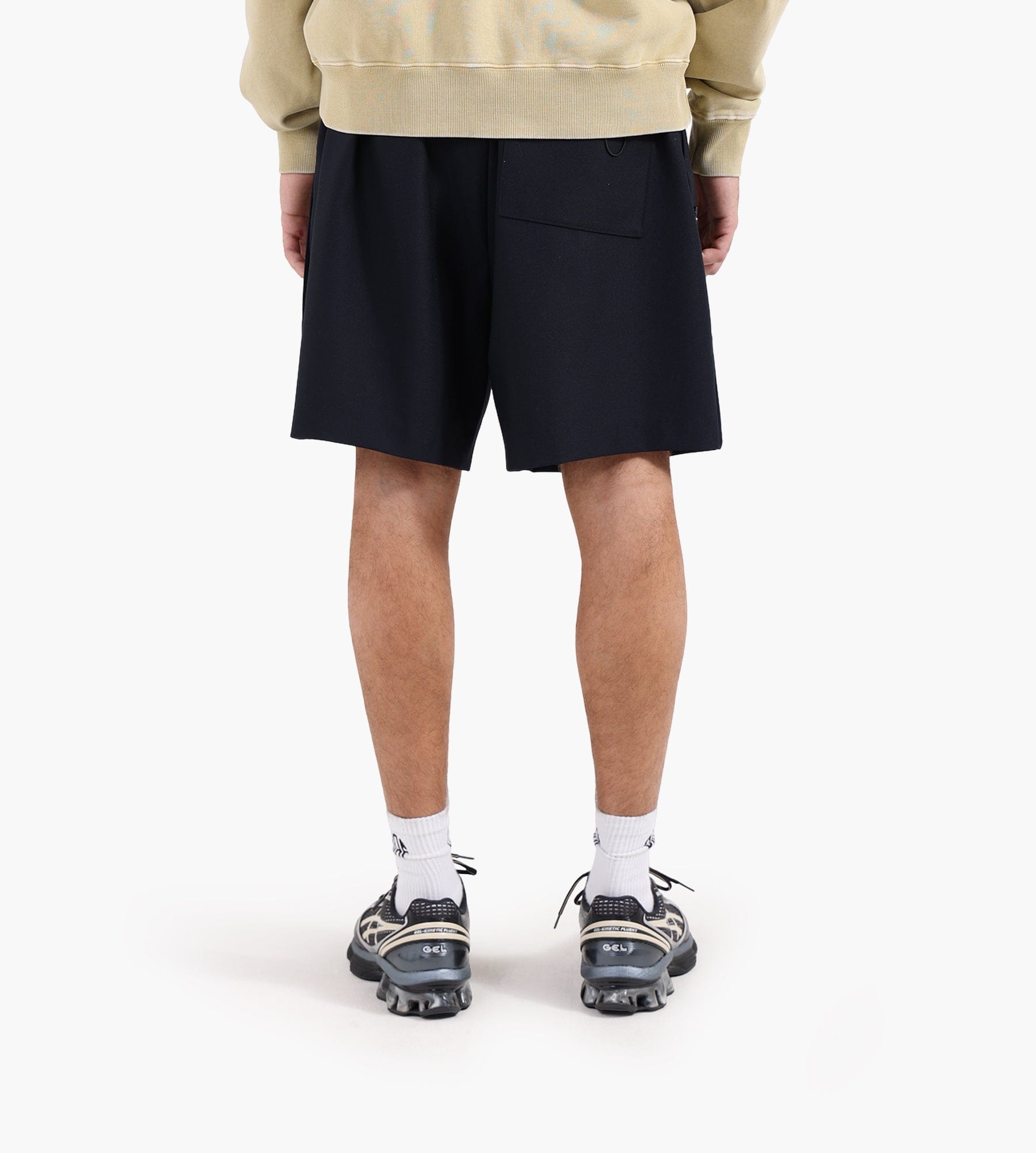 New Amsterdam Surf Association Wool Track Shorts Midnight