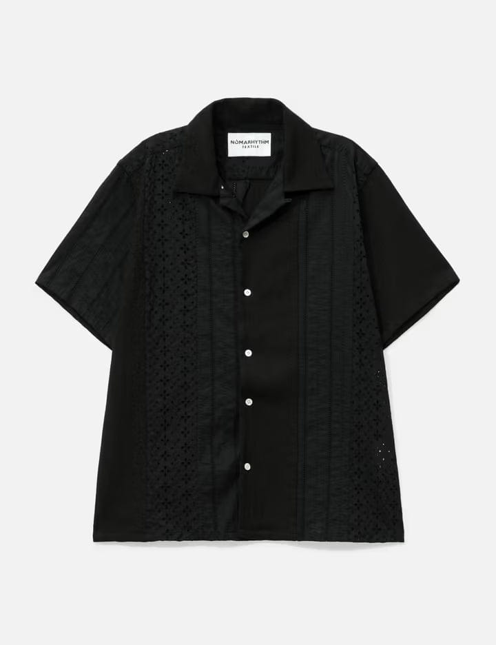 Nòmarhythm Textile Lace Patchwork Shirt