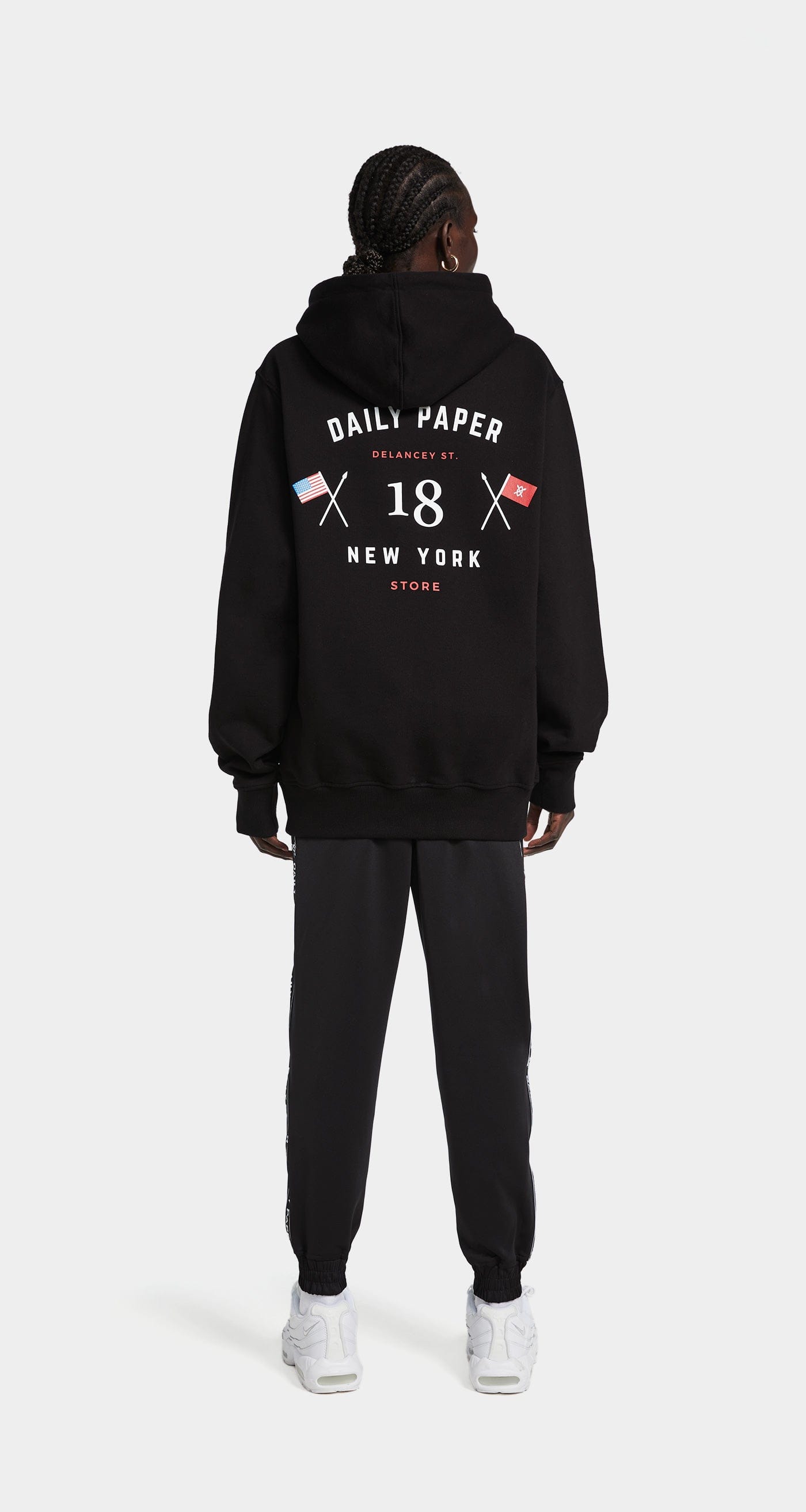 WHITE* Black White New York Flagship Store Hoody