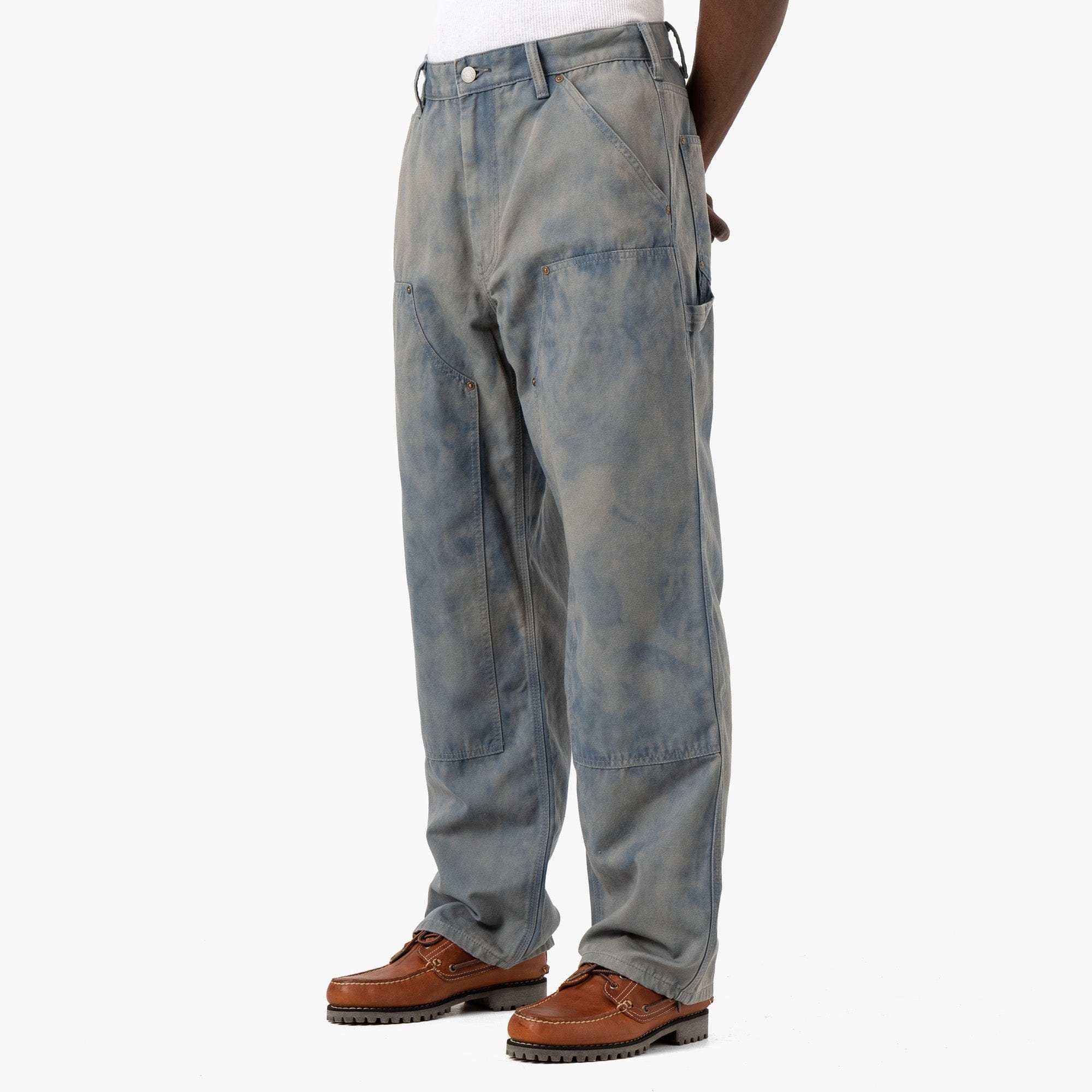Thisisneverthat Bleached Double Knee Pant / Blue
