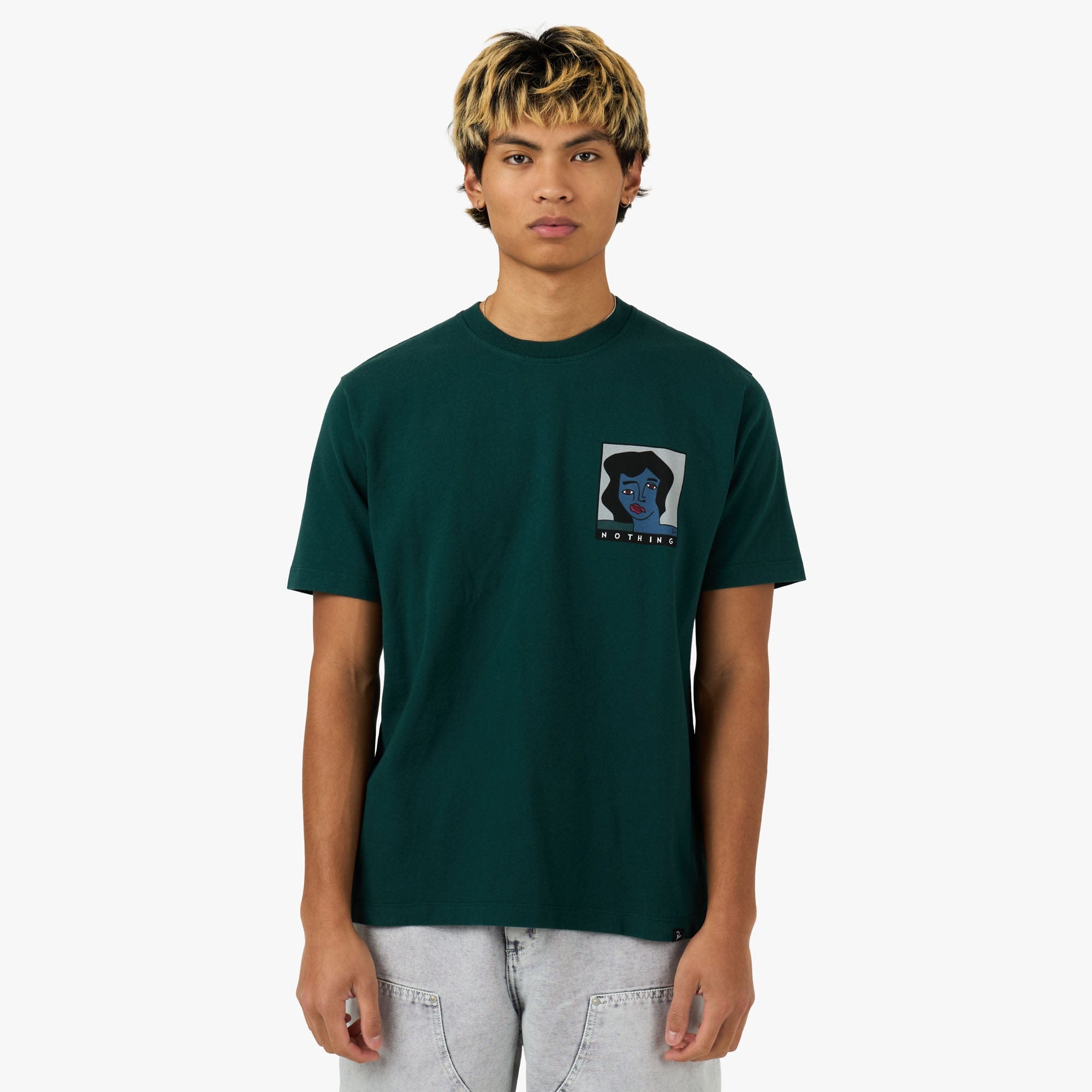 By Parra Nothing Please T - Shirt Pine Green