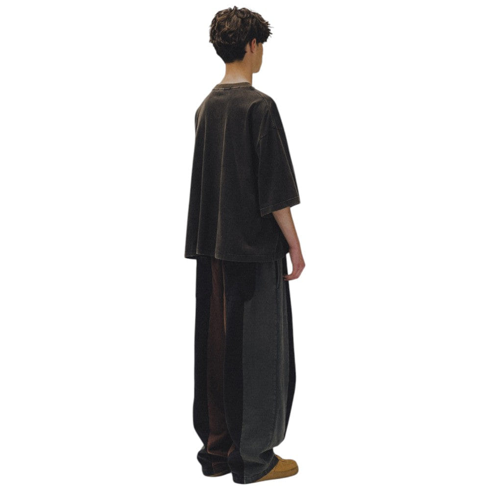 Anglan Wide Pocket Washed Crop T-Shirt