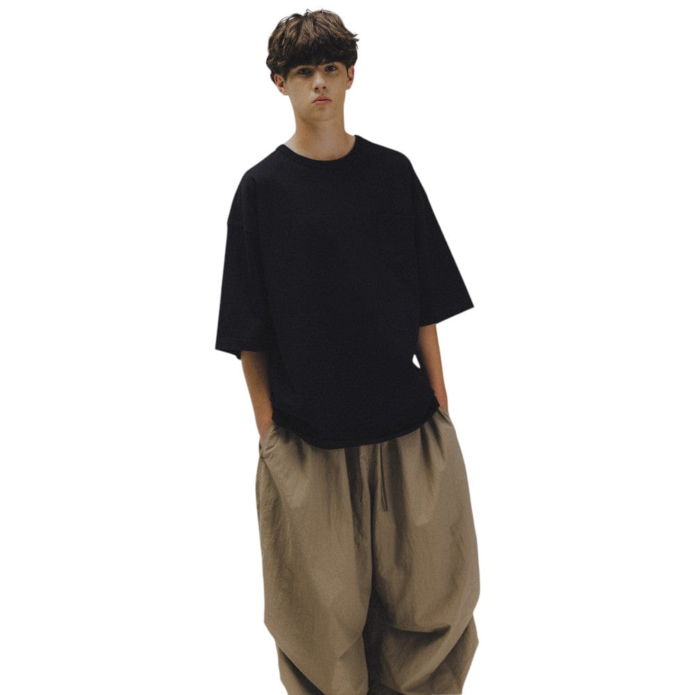 Anglan Essential Pocket Half T-Shirt