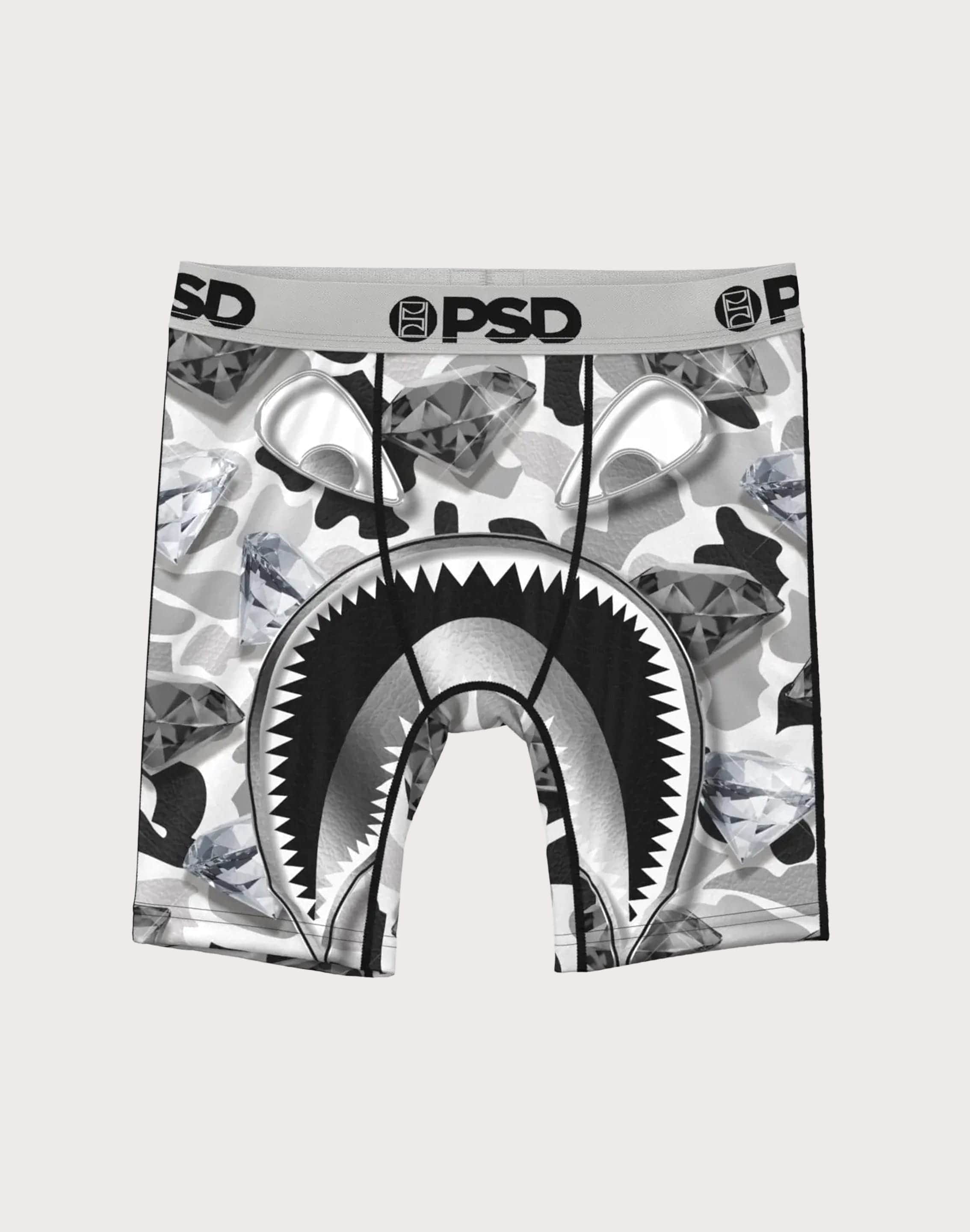 Psd Underwear Warface Metal Boxer Briefs 3 - Pack Grade - School
