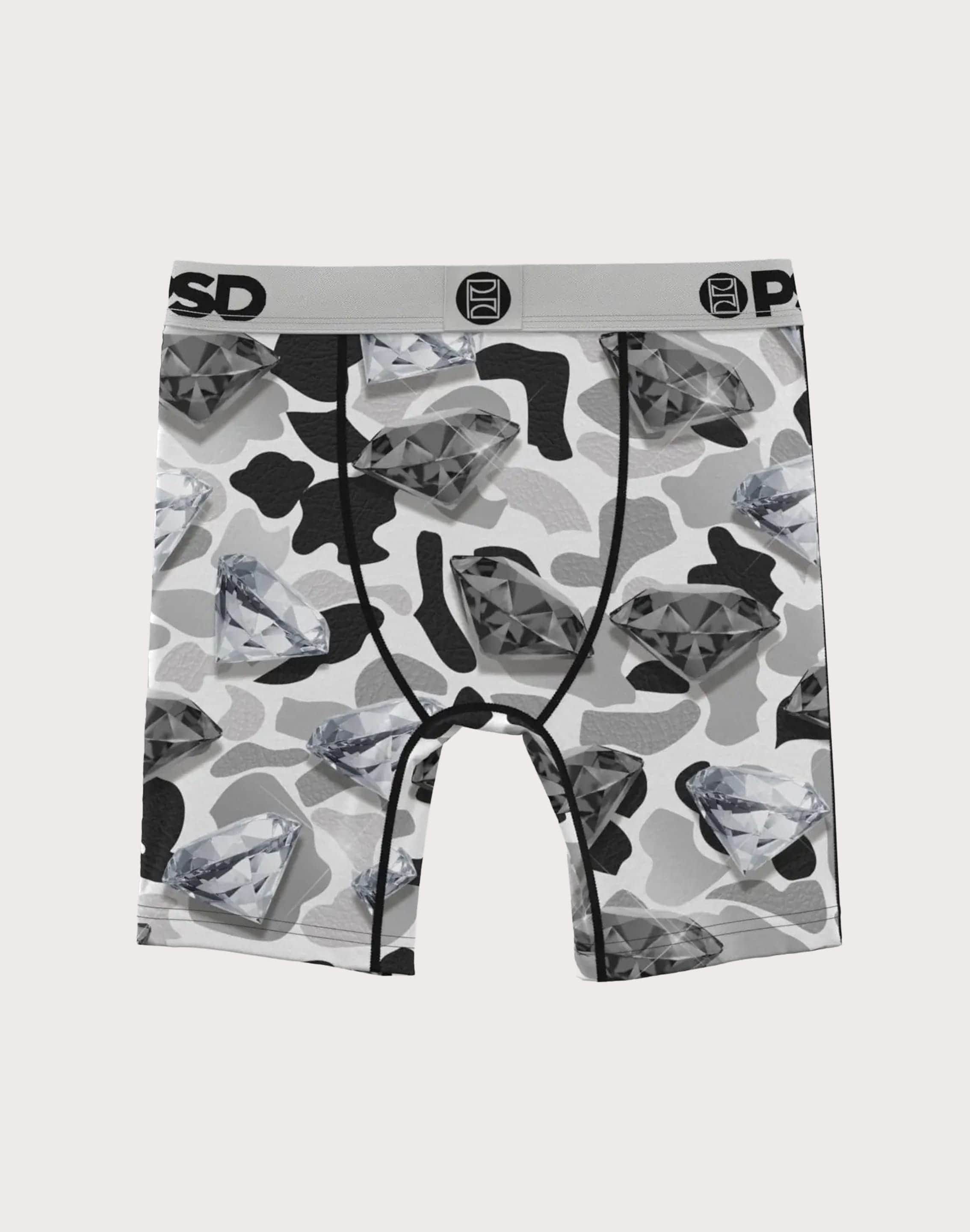 Psd Underwear Warface Metal Boxer Briefs 3 - Pack Grade - School