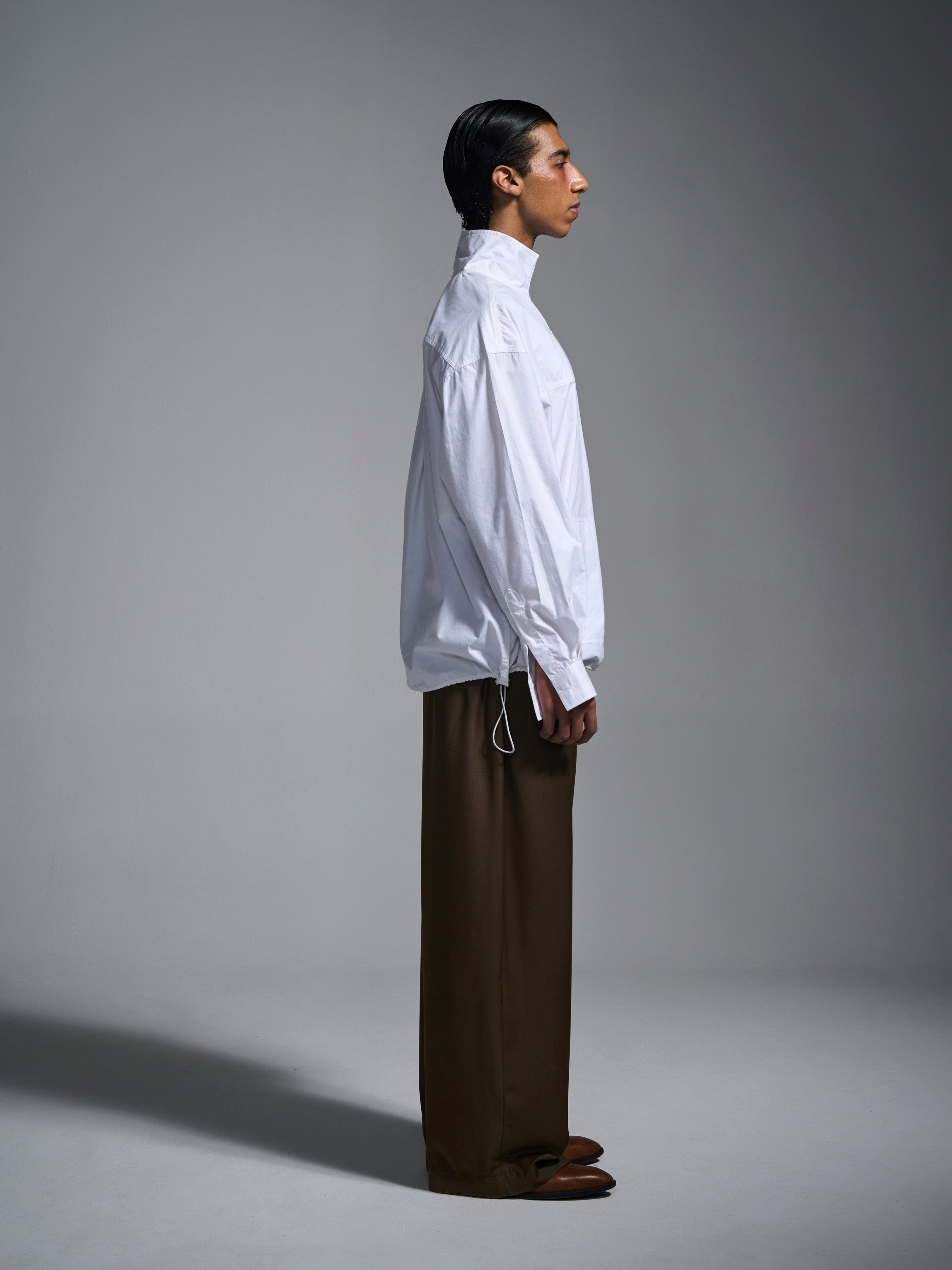 WHITE* Cotton pullover - White