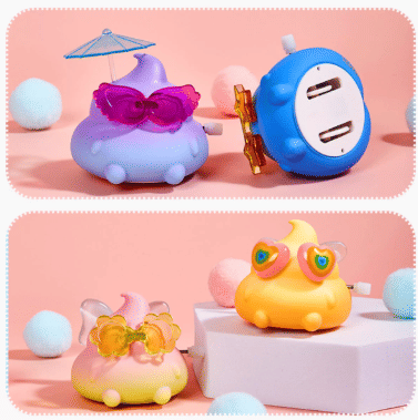 Taropudding EmmmKun Eye - Rolling Wiggle Wind - up BLIND BOX Figure by Choco Teddy