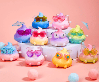 Taropudding EmmmKun Eye - Rolling Wiggle Wind - up BLIND BOX Figure by Choco Teddy