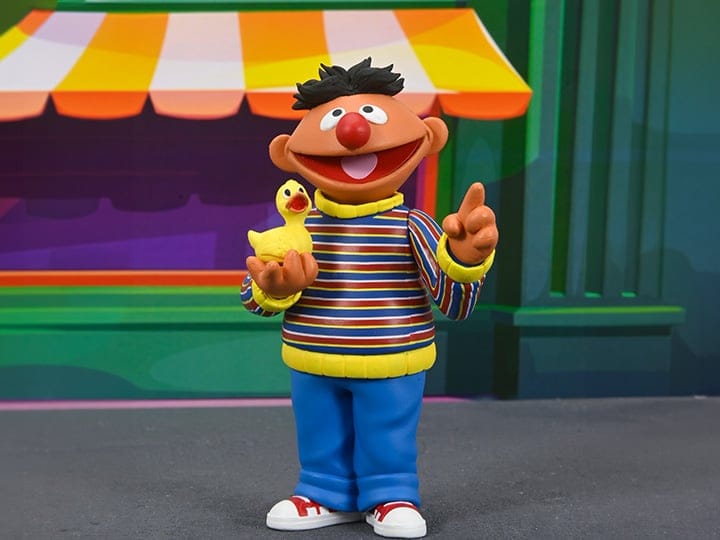 Toy Snowman Sesame Street Toony Classics Ernie Action Figure