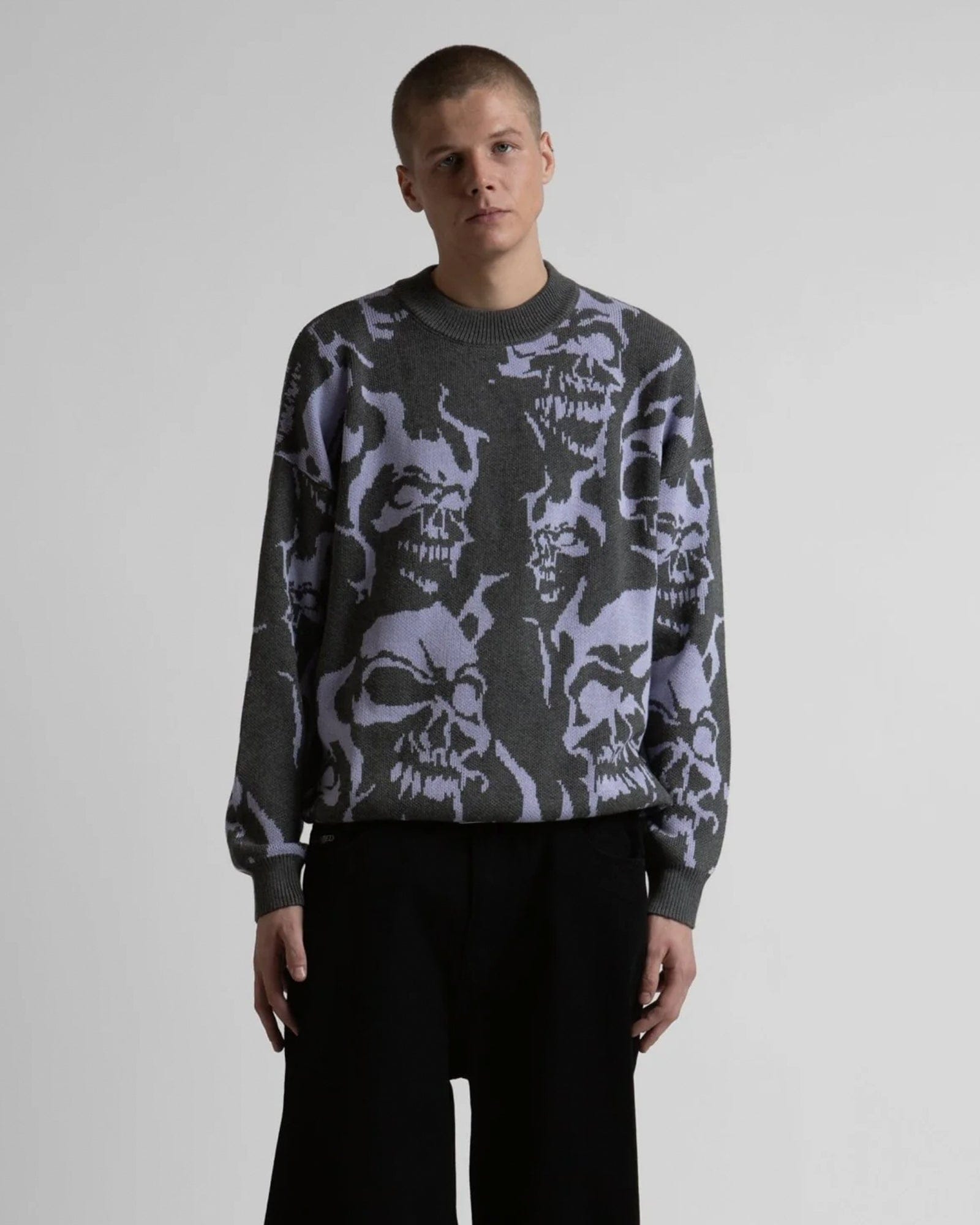 Wasted Paris Skull Sweater