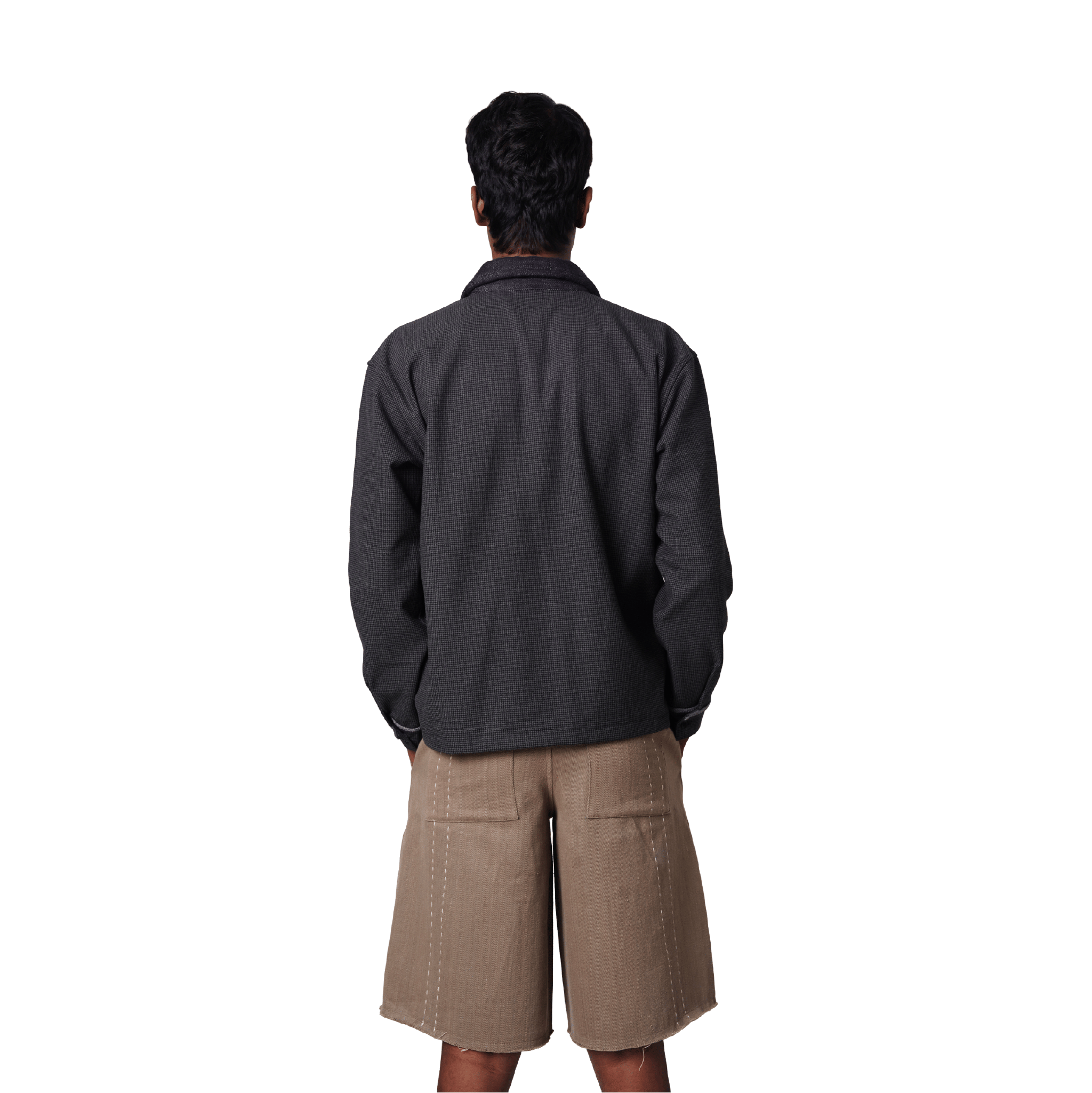 CRCLE HOUNDSTOOTH POLO SHIRT
