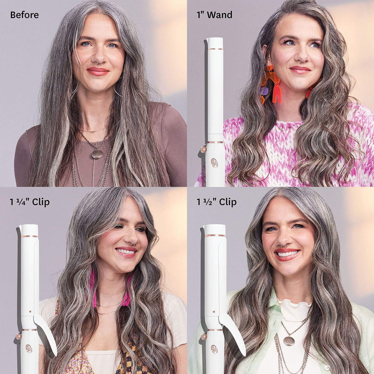 T3 Switch Kit Wave Trio Styling Iron with Three Interchangeable Barrels