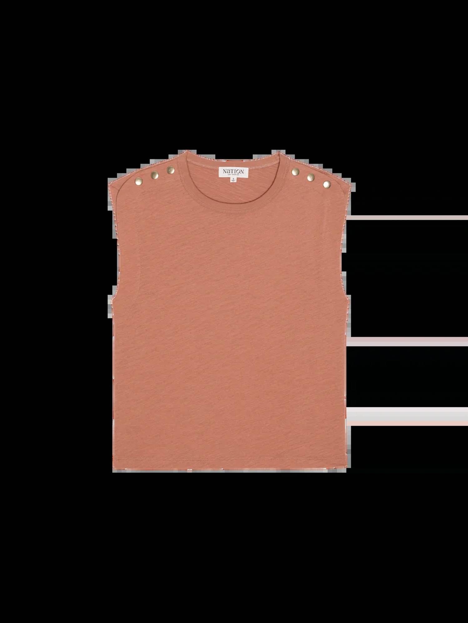 ROSEWOOD Michaela T-Shirt In Rosewood