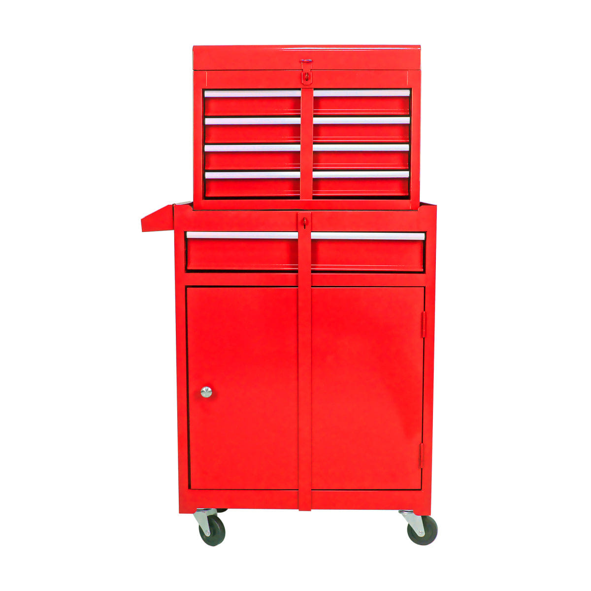 Drawer Streamdale Rolling 5 - Drawer Tool Chest with Detachable Top Box & Lockable Wheels (Red)