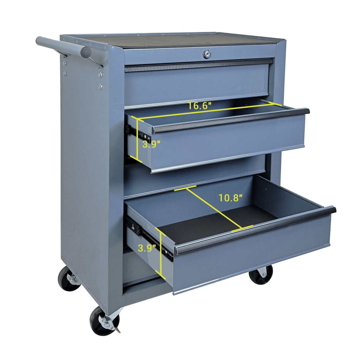 Drawer Streamdale Rolling 5 - Drawer Metal Tool Chest and Cabinet - Grey