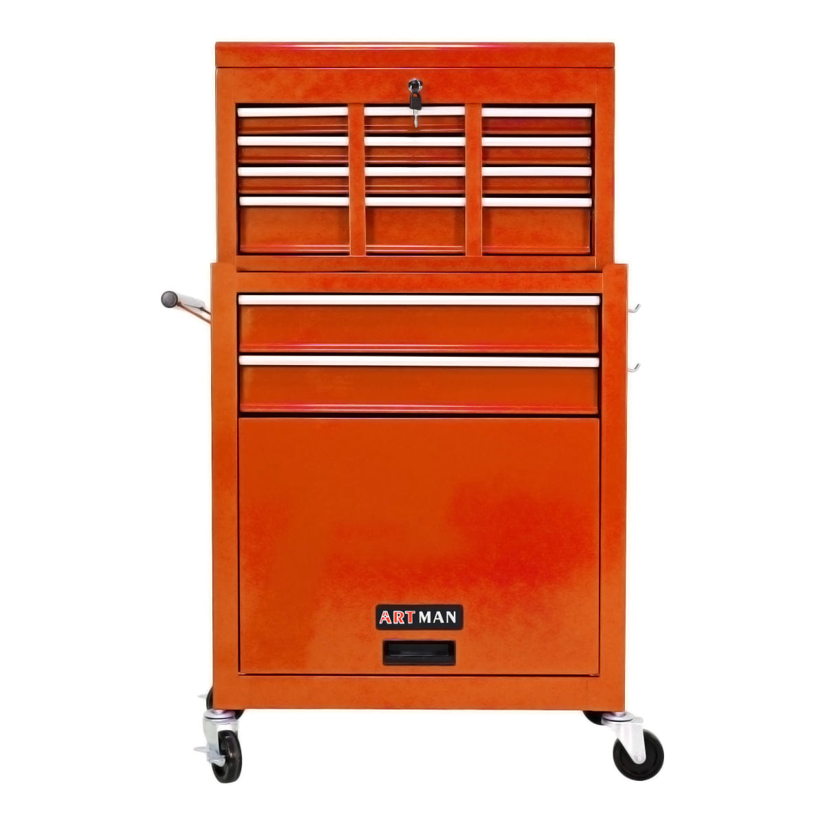 Drawer Streamdale High Capacity 8 - Drawer Rolling Tool Chest and Cabinet - Orange