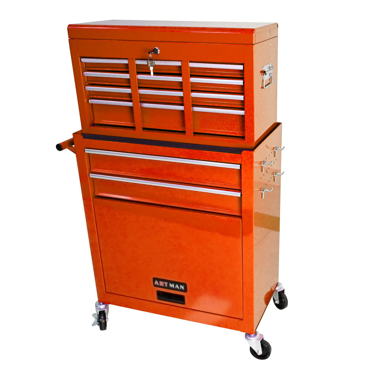 Drawer Streamdale High Capacity 8 - Drawer Rolling Tool Chest and Cabinet - Orange