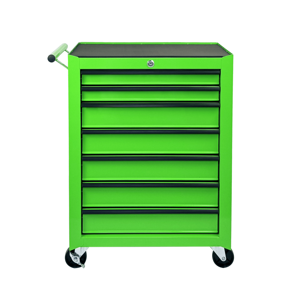 Drawer Streamdale Rolling 7 - Drawer Metal Tool Chest and Cabinet, Green