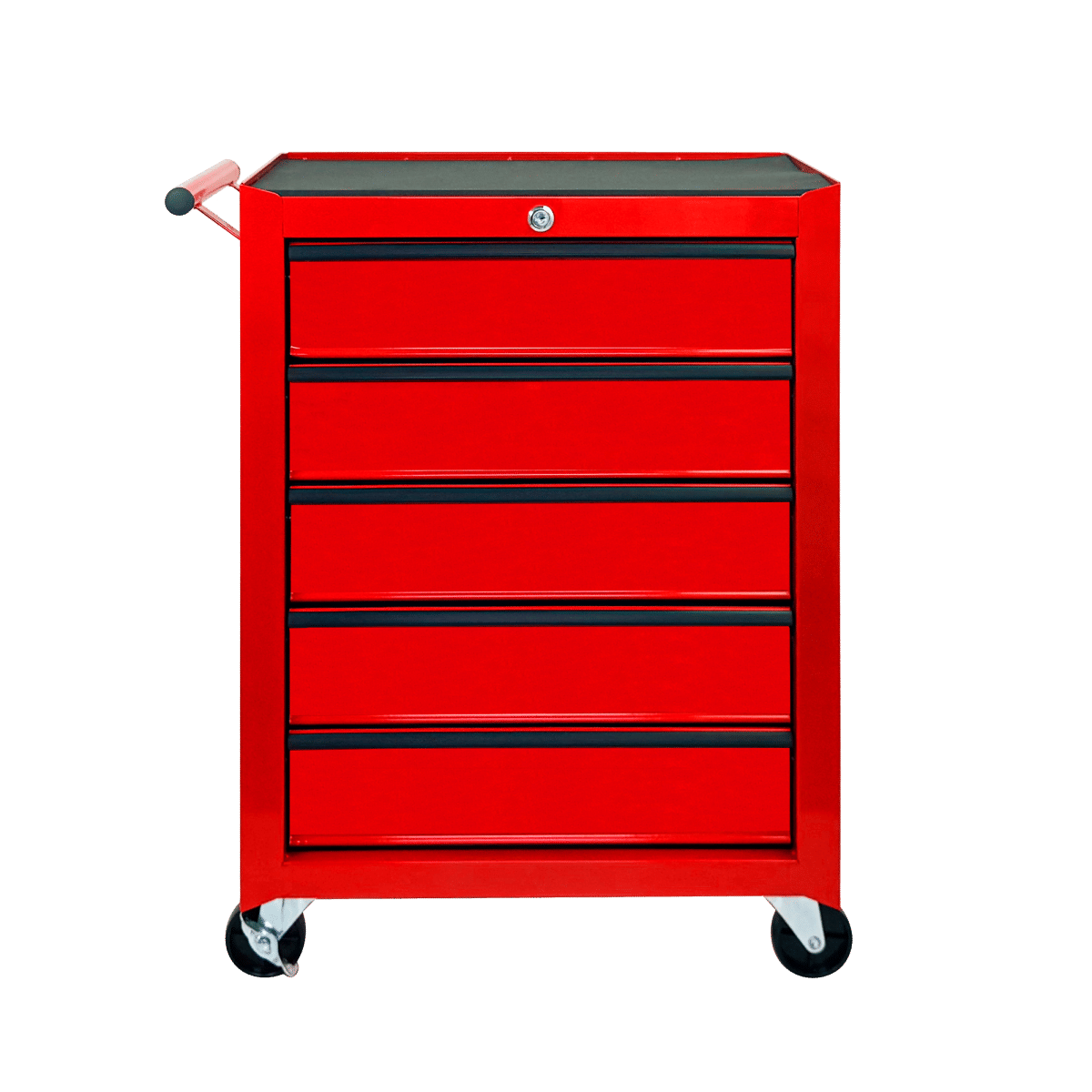 Drawer Streamdale Rolling Metal 5 - Drawer Tool Chest Cabinet with Ball Bearings - Red