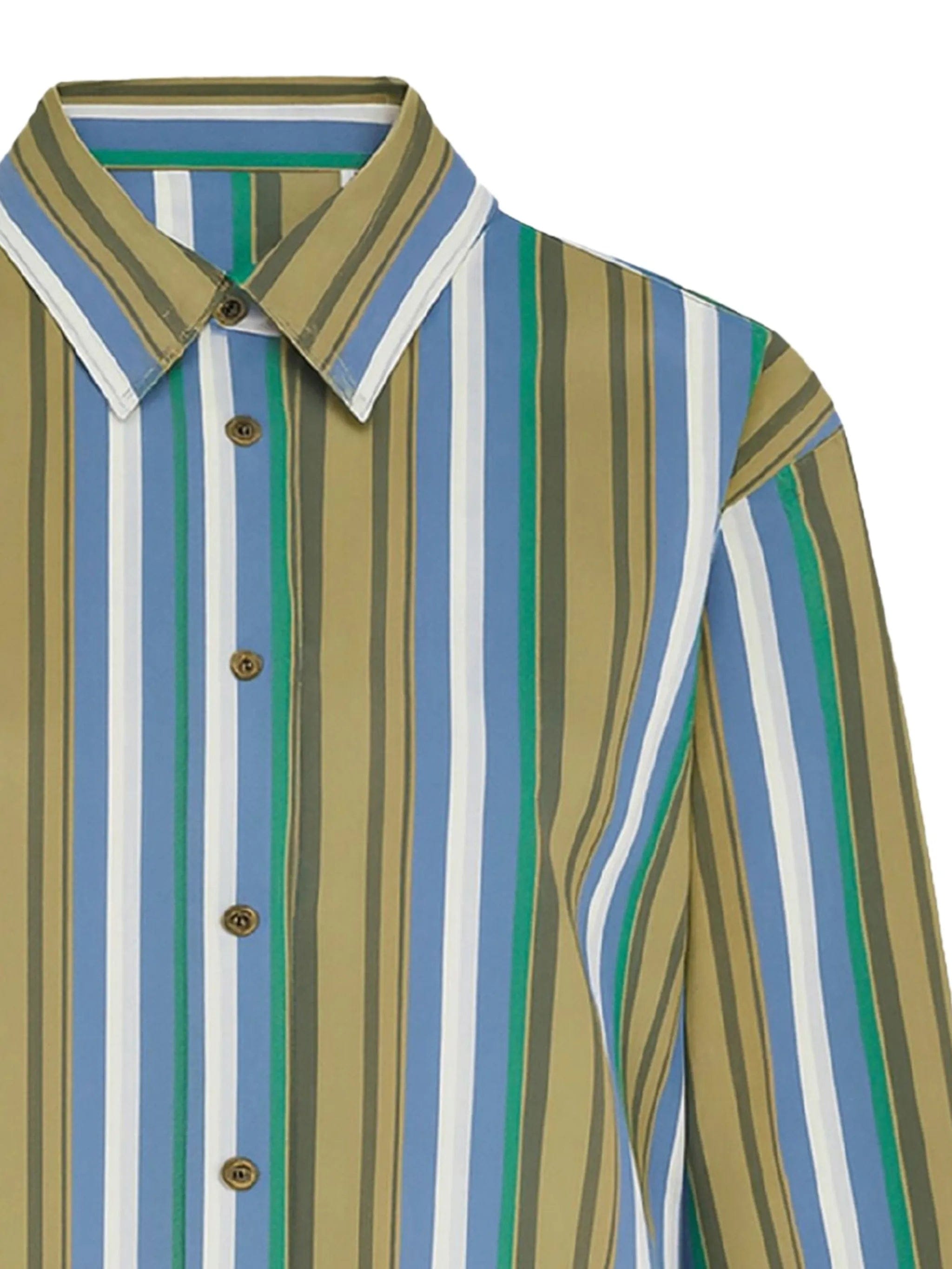 The Frankie Shop striped long - sleeve shirt