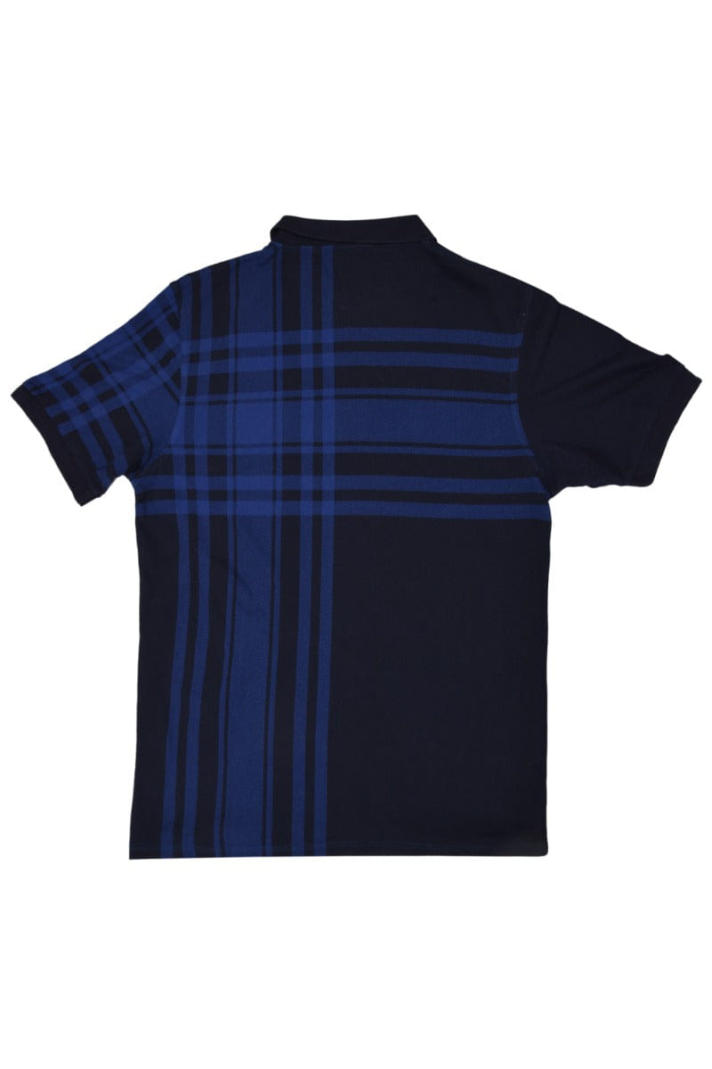 Fred Perry Striped Navy Blue T - Shirt