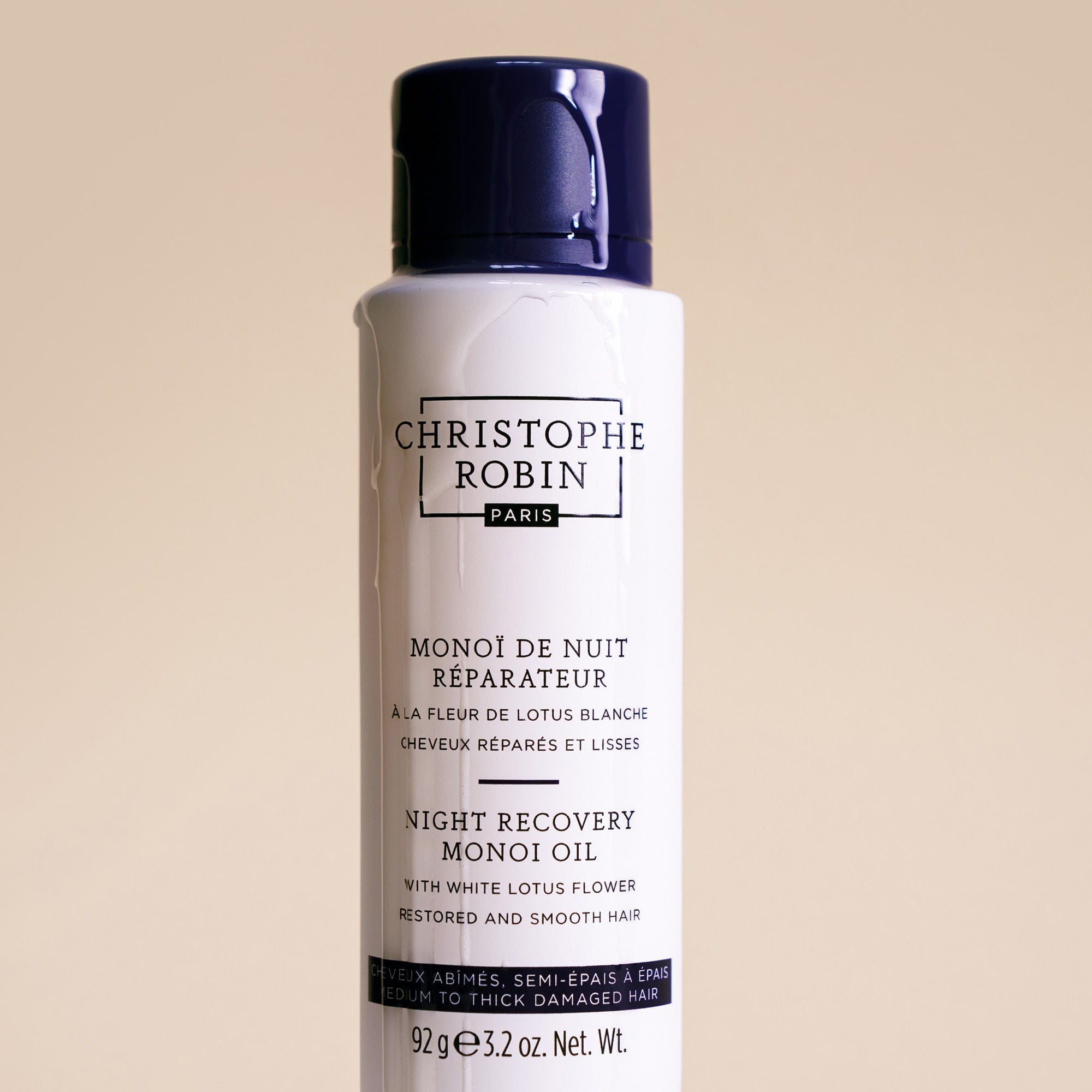 Christophe Robin Night Recovery Monoï Oil with White Lotus Flower