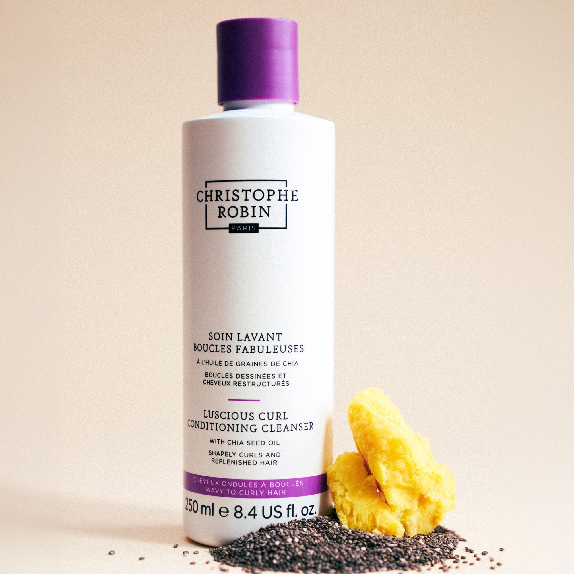 Christophe Robin Luscious Curl Conditioning Cleanser with Chia Seed Oil