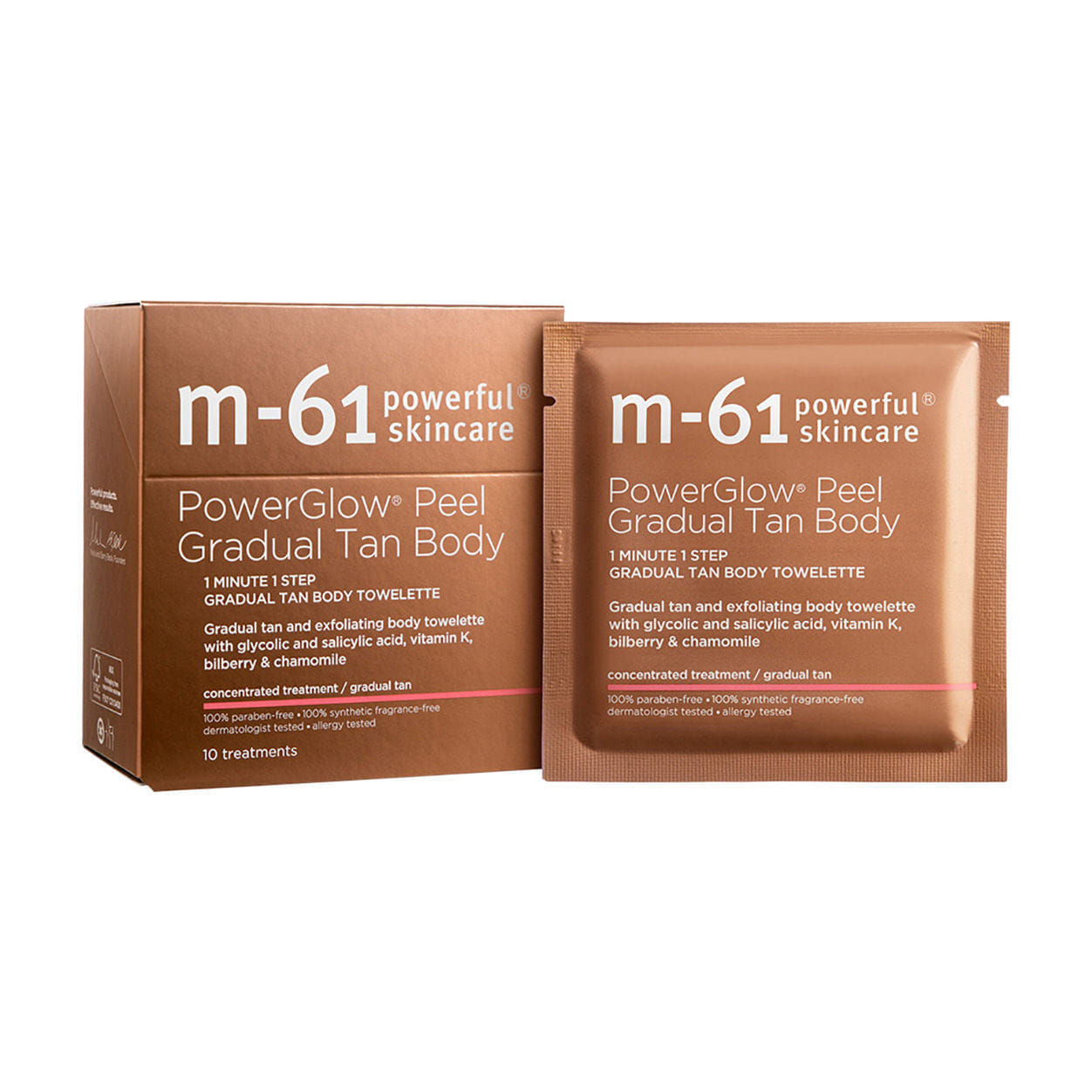 M-61 PowerGlow Peel Gradual Tan Body