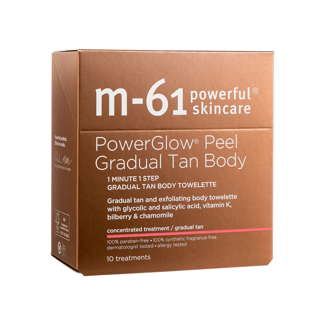 M-61 PowerGlow Peel Gradual Tan Body