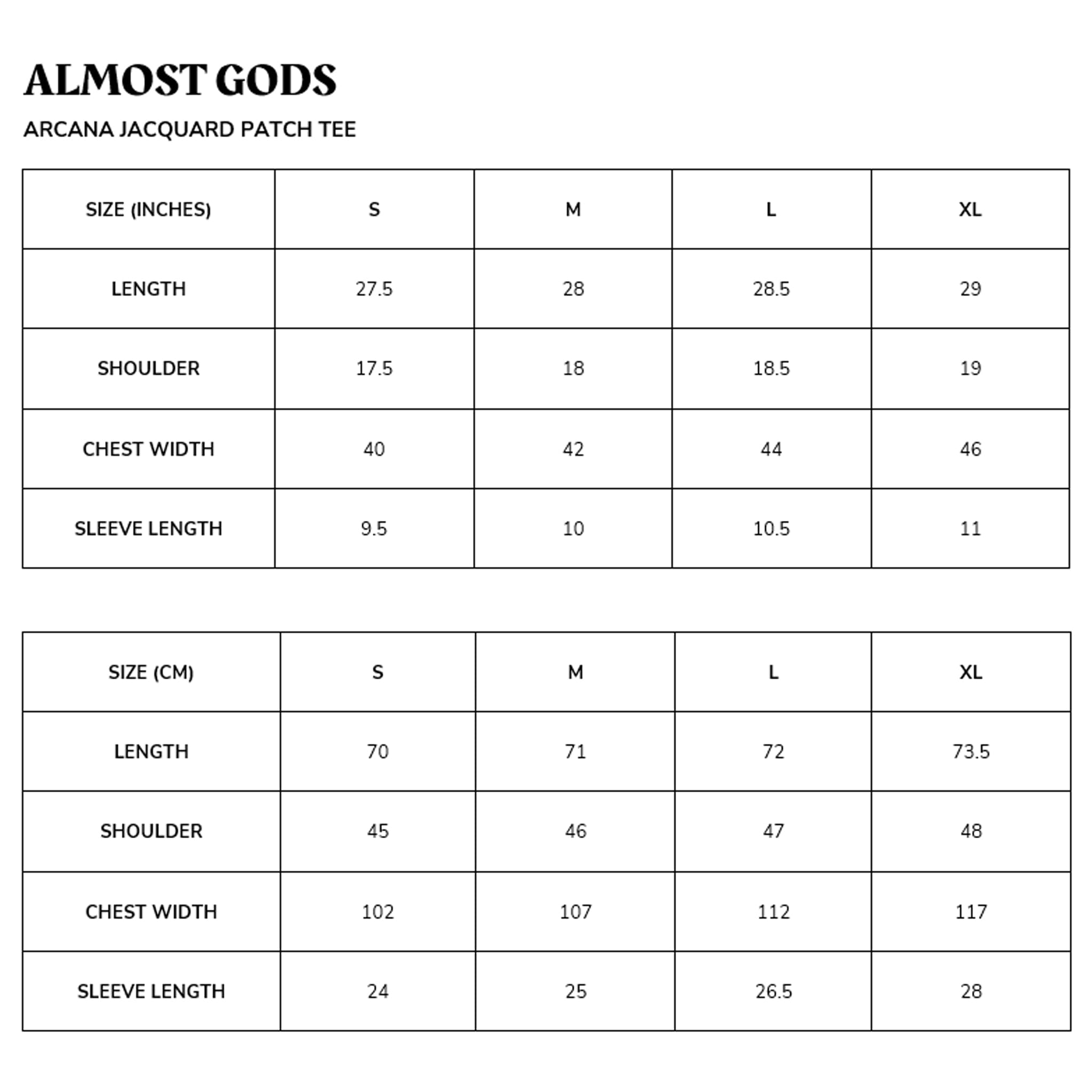 Almost Gods ARCANA JACQUARD PATCHED T-Shirt