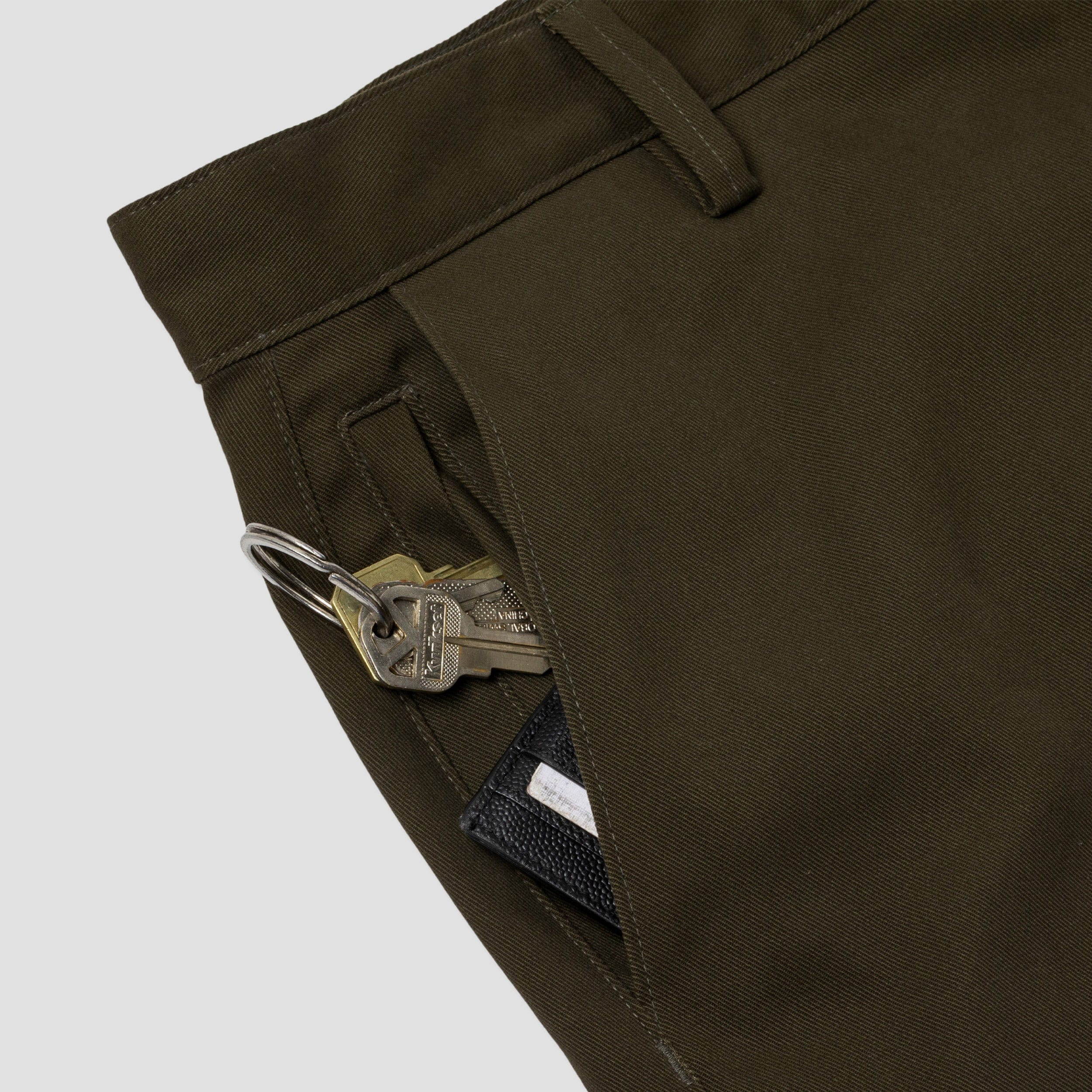 Anti Hero Hecho Por Skate Short Dk Olive