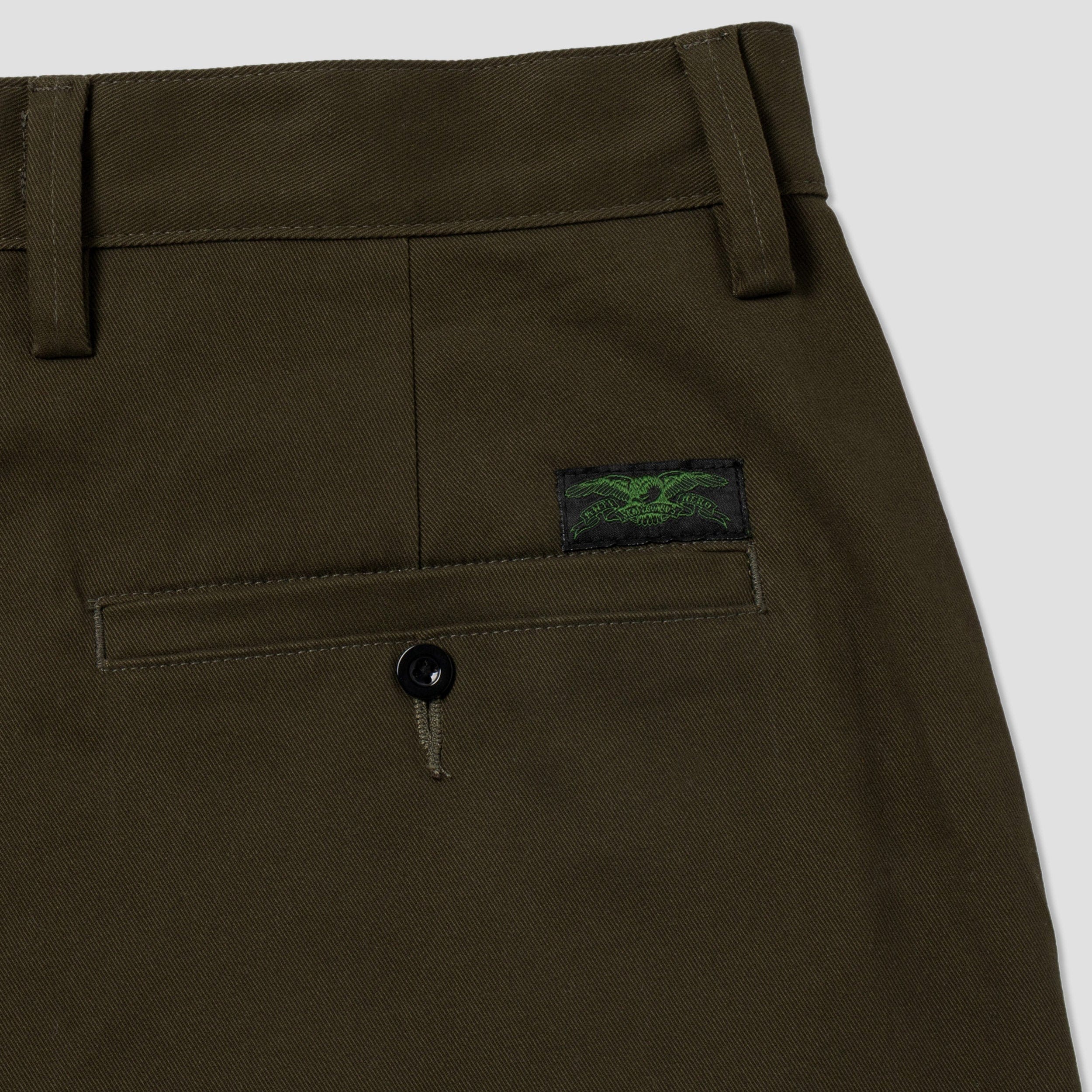 Anti Hero Hecho Por Skate Short Dk Olive