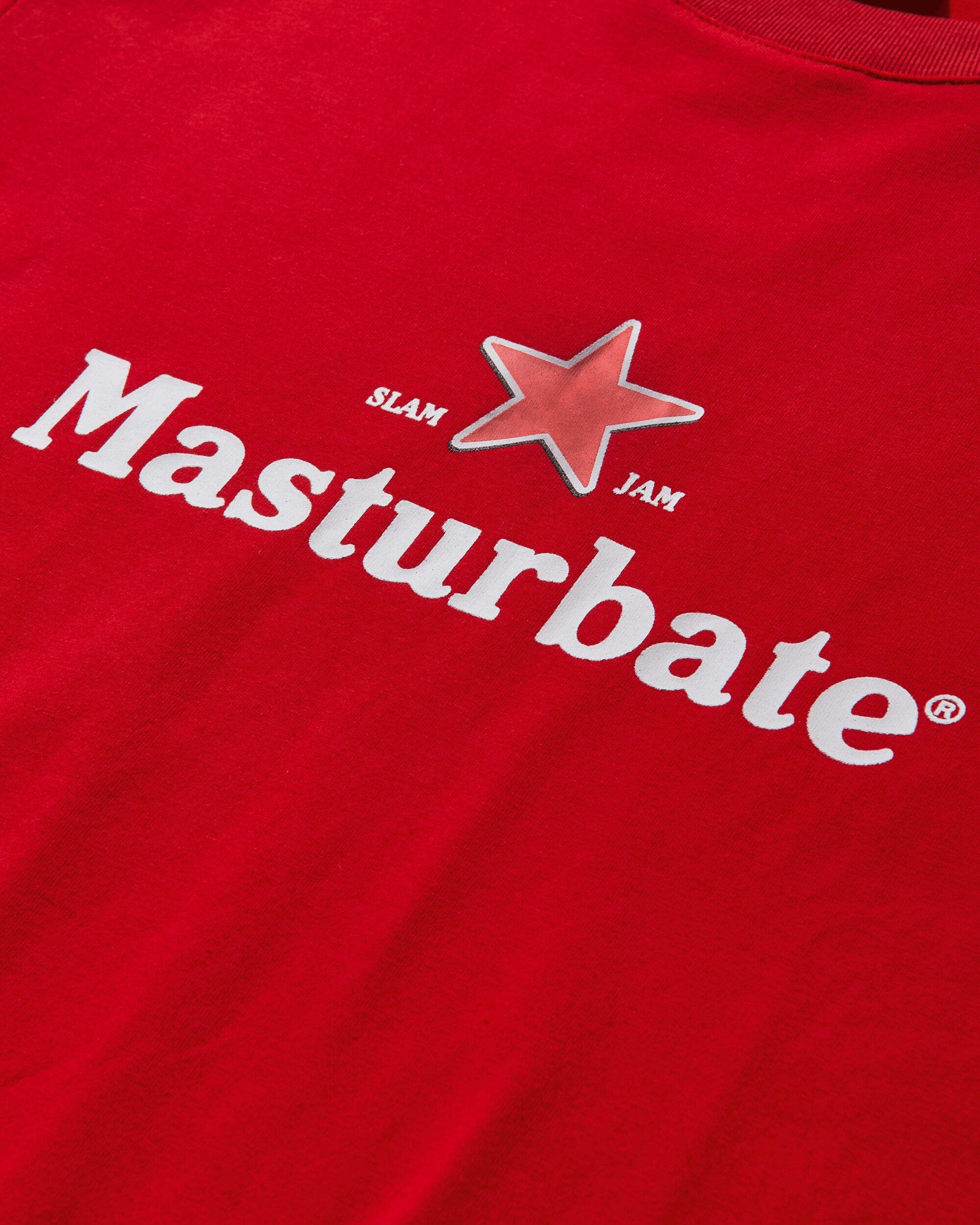 Salomé Poloudenny Slam Jam Masturbate T - Shirt Red