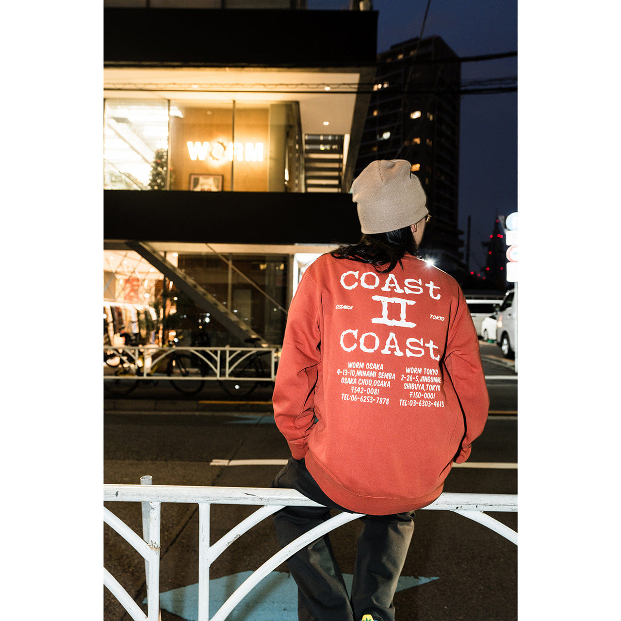 Coast WORM Coast 2 Coast Crew Neck Sweatshirt Amber