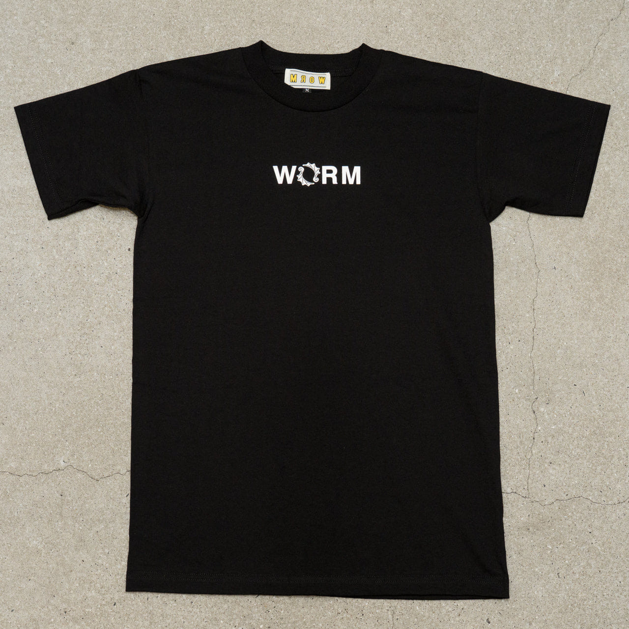 Logo WORM T - shirt Small Logo Black