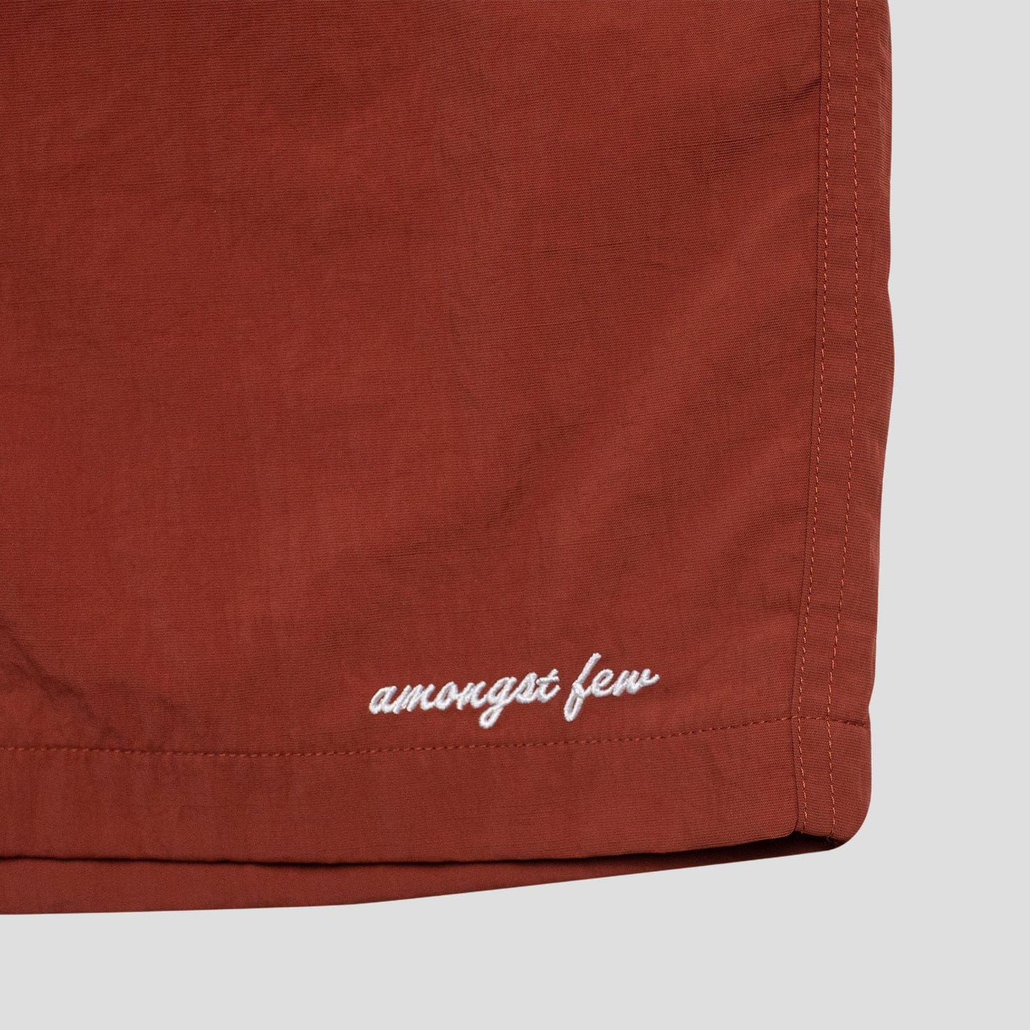 Amongst Few - Signature Shorts (Brick Red)