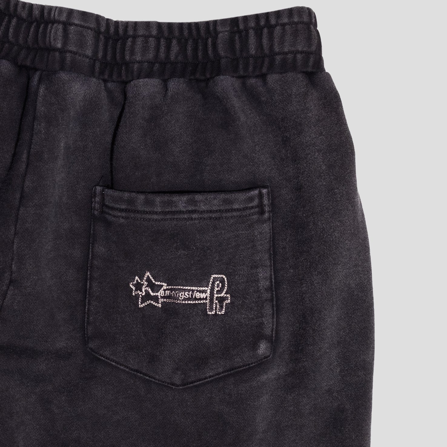 Amongst Few x Precious Trust - Chain Stitch Joggers (Black)