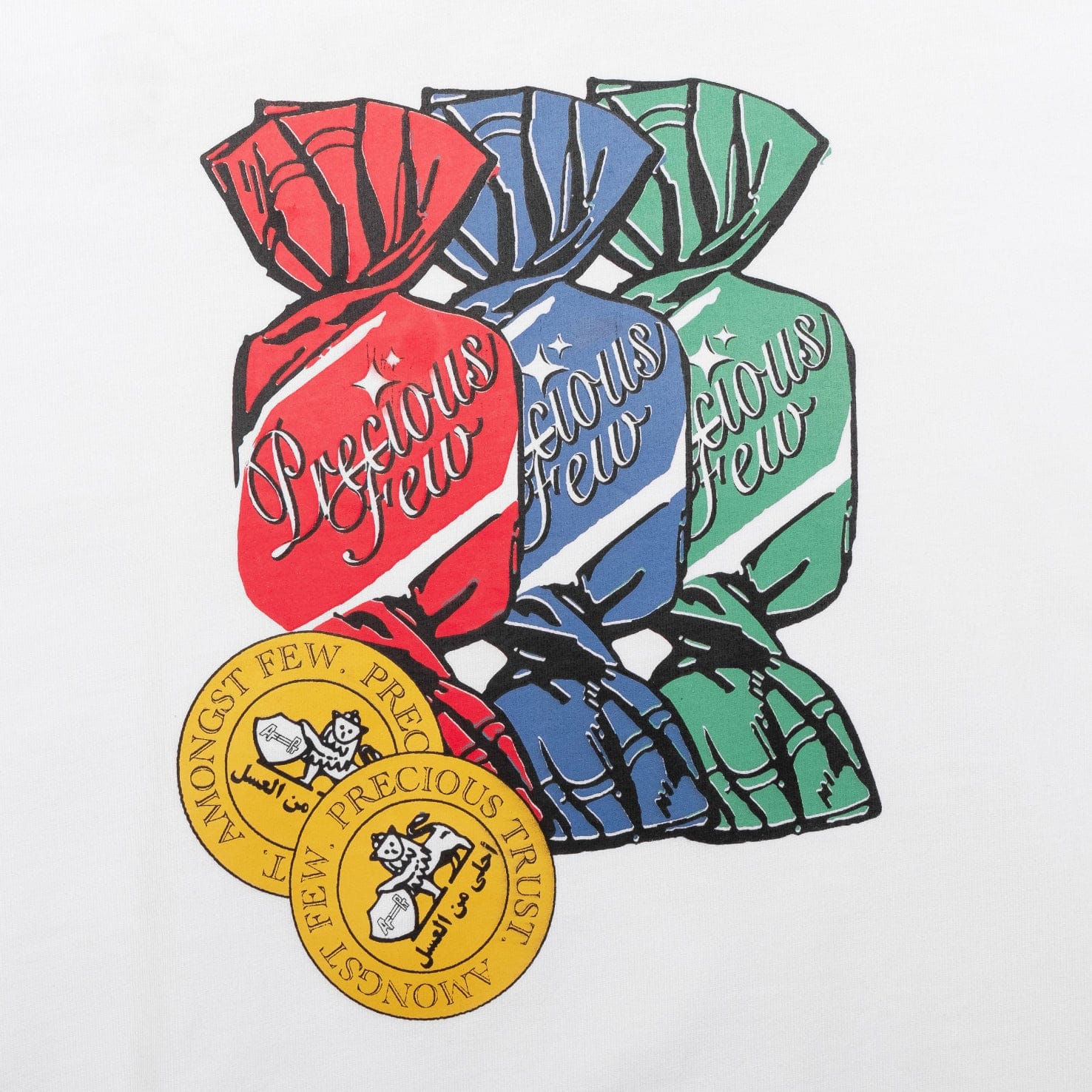 WHITE* amongst few x Precious Trust - Precious Few Candy T - Shirt (White)