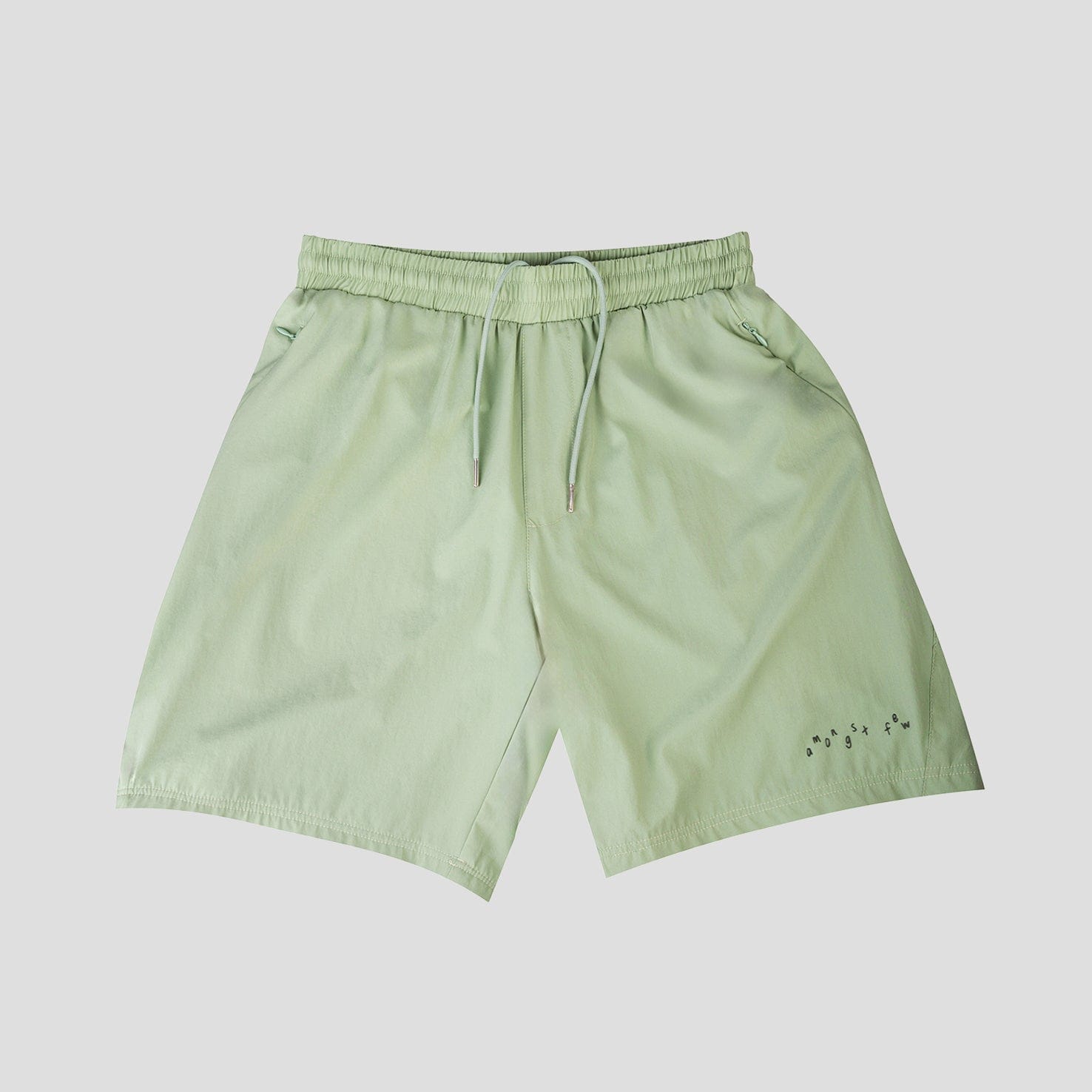 Amongst Few - Toddler Text Shorts (Sage)