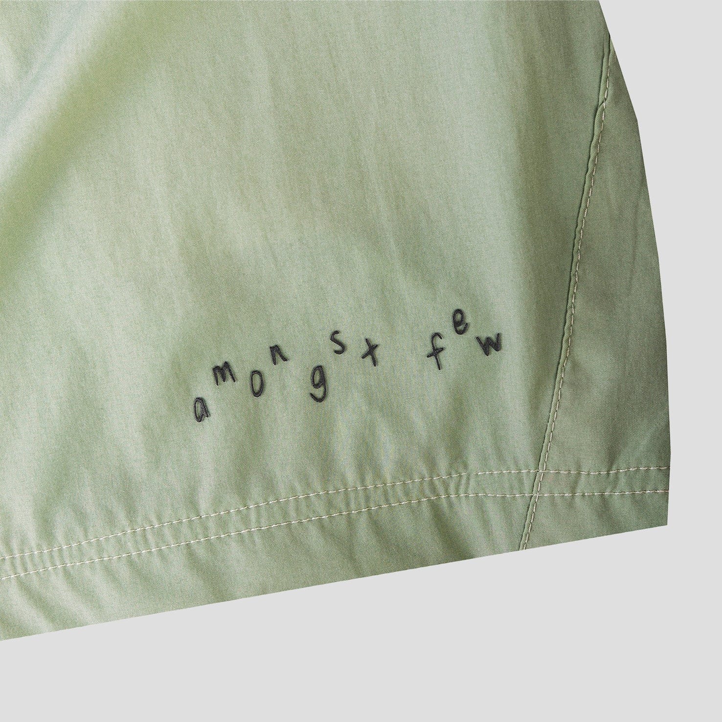 Amongst Few - Toddler Text Shorts (Sage)